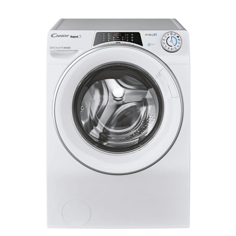 CANDY 10 kg White Washing Machine - Energy Efficient Laundry Washer for Home & Apartment Use | Perfect for Small Spaces & Daily Laundry Needs