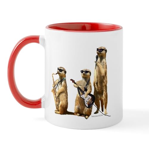 White/Red Inside - Meerkat Trio2 Mug