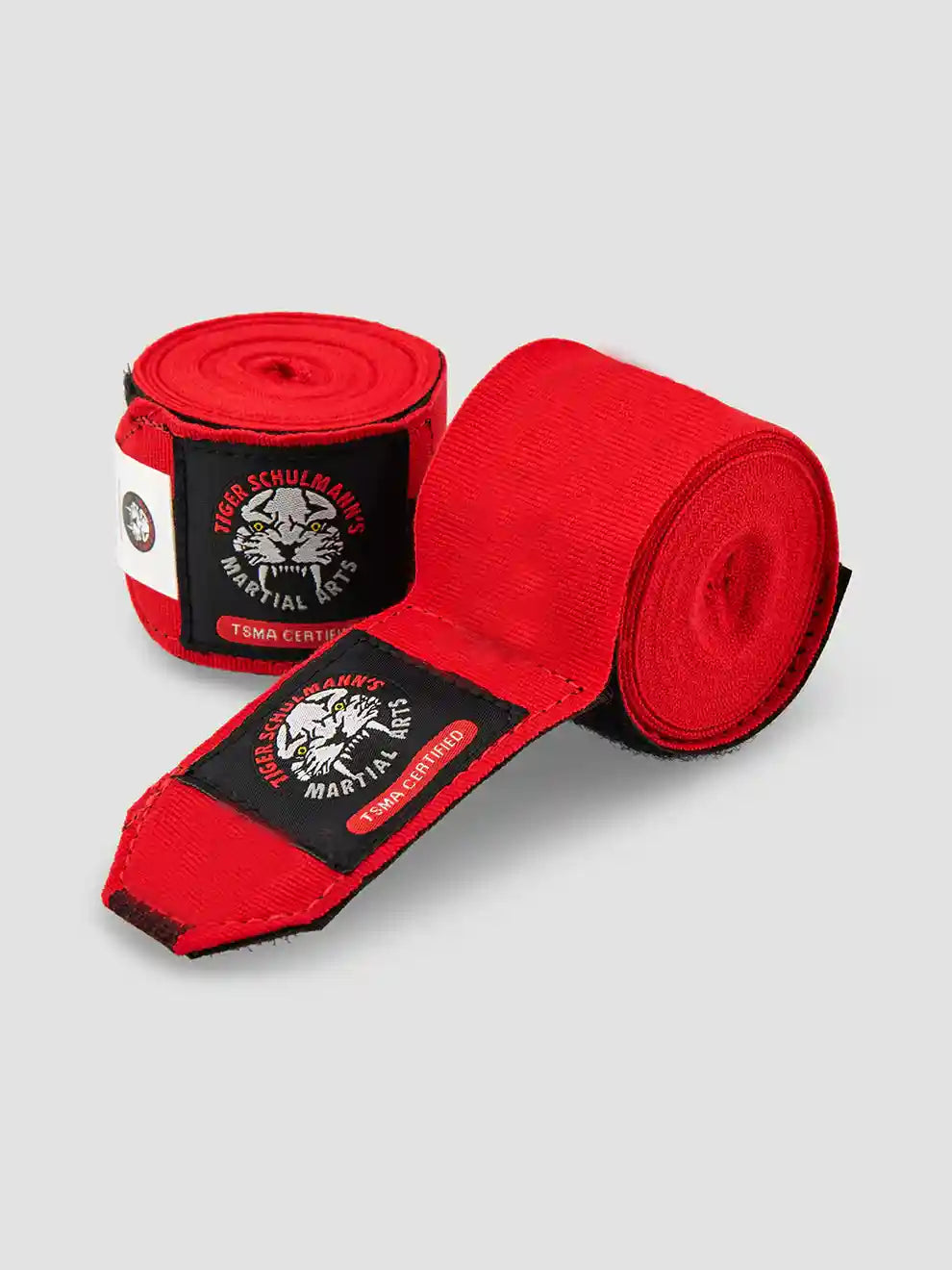 Premium Hand Wraps for Boxing & MMA Training - Solid Red Color - Ideal for Punching Bag Workouts, Sparring & Fitness Training