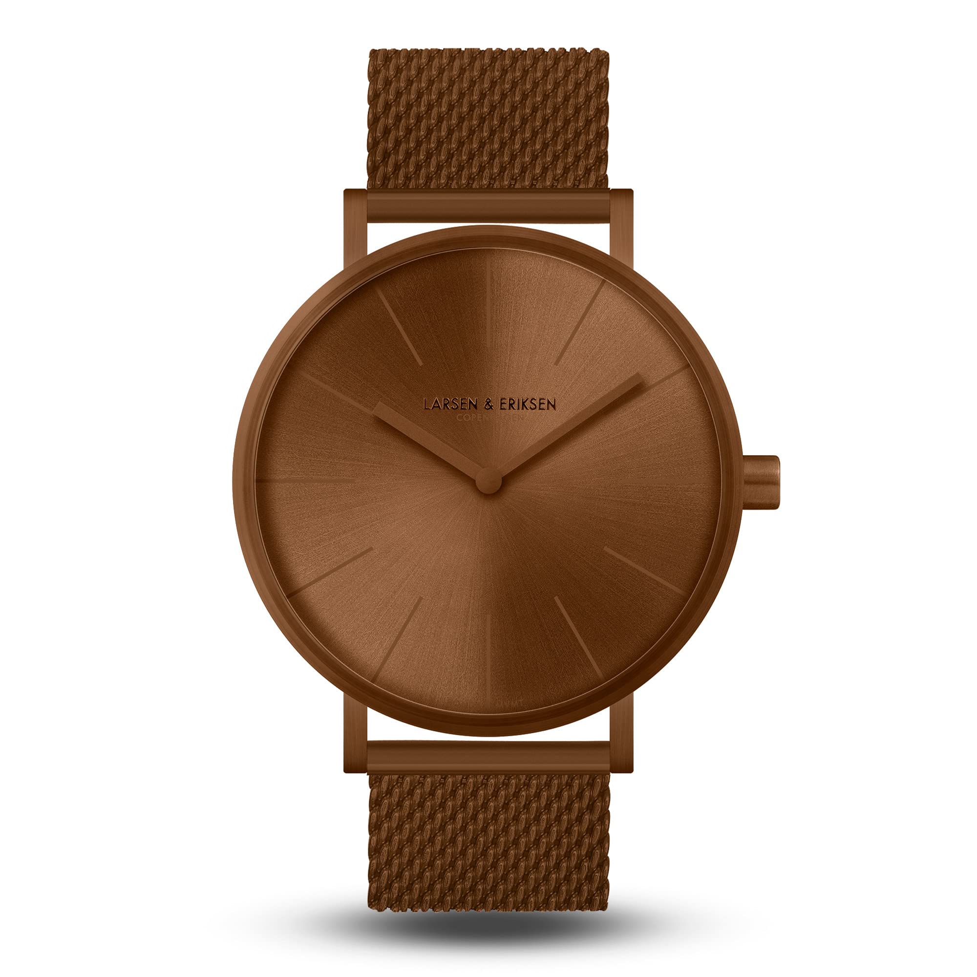 Larsen & Eriksen Swiss Made Men's Analog Quartz Watch - Water Resistant Scratchproof Sapphire Crystal Glass - Handcrafted Danish Design Wristwatch for Business, Formal & Casual Wear