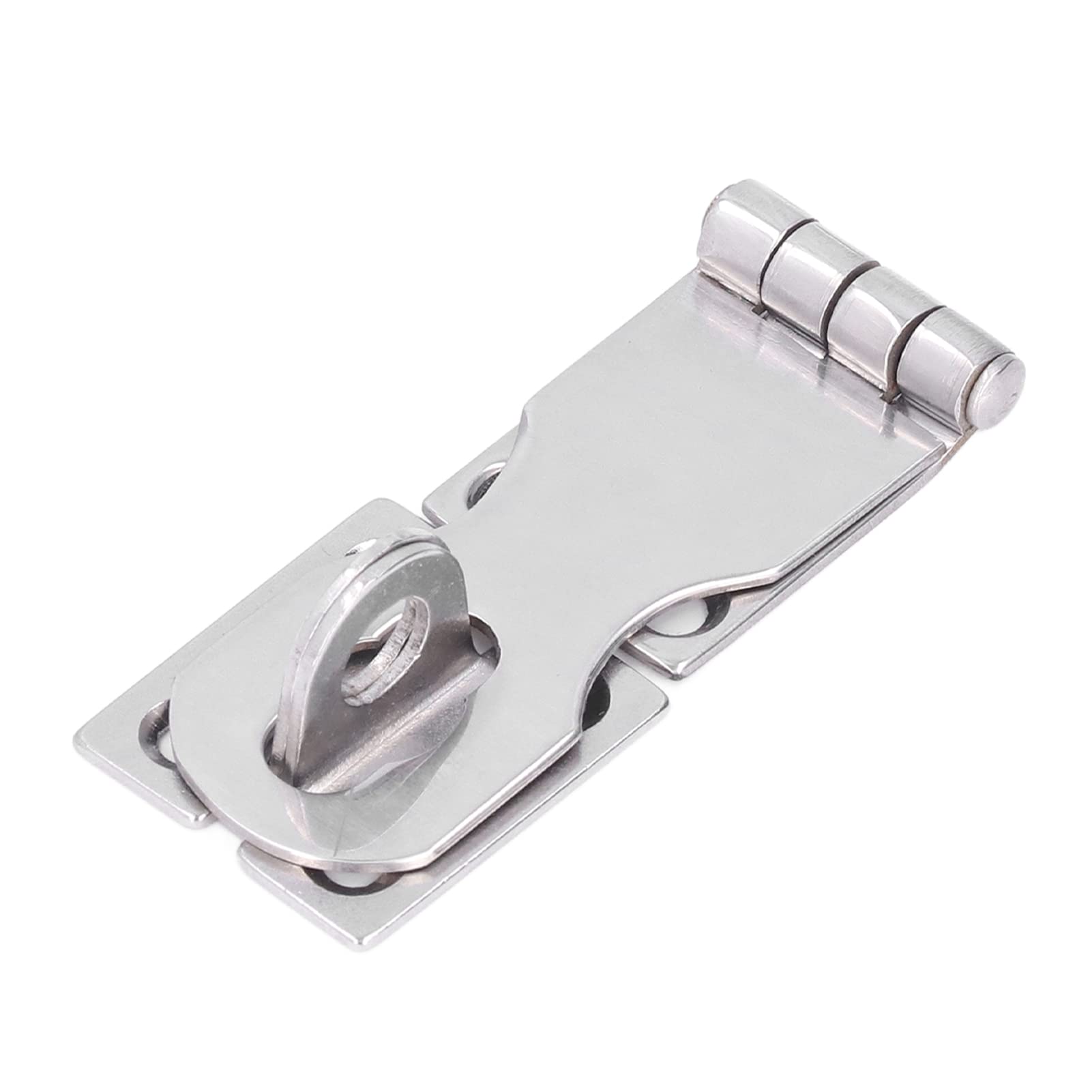 Standard Size Foldable Safety Hasp Door Latches Buckle - Durable Marine Grade for Cabinets, Sheds & Storage Boxes | Perfect for Boats, RVs, Toolboxes & Outdoor Use