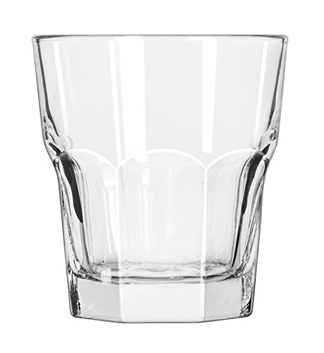 Libbey Gibraltar Rocks Glasses Set of 12 - 10 oz Whiskey Glasses for Bourbon, Scotch & Cocktails - Durable Barware for Home & Restaurant Use - LIB 15232