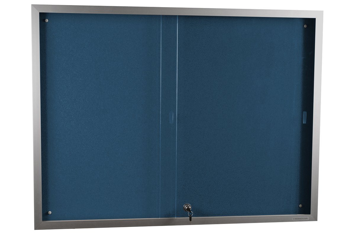 Vision Krommenie Sliding Door Notice Board - 47