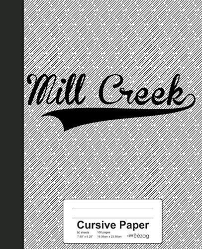 Mill Creek Weezag Cursive Writing Practice Notebook - Lined Paper for Handwriting Practice, Calligraphy & Lettering - Perfect for Students, Teachers & Artists