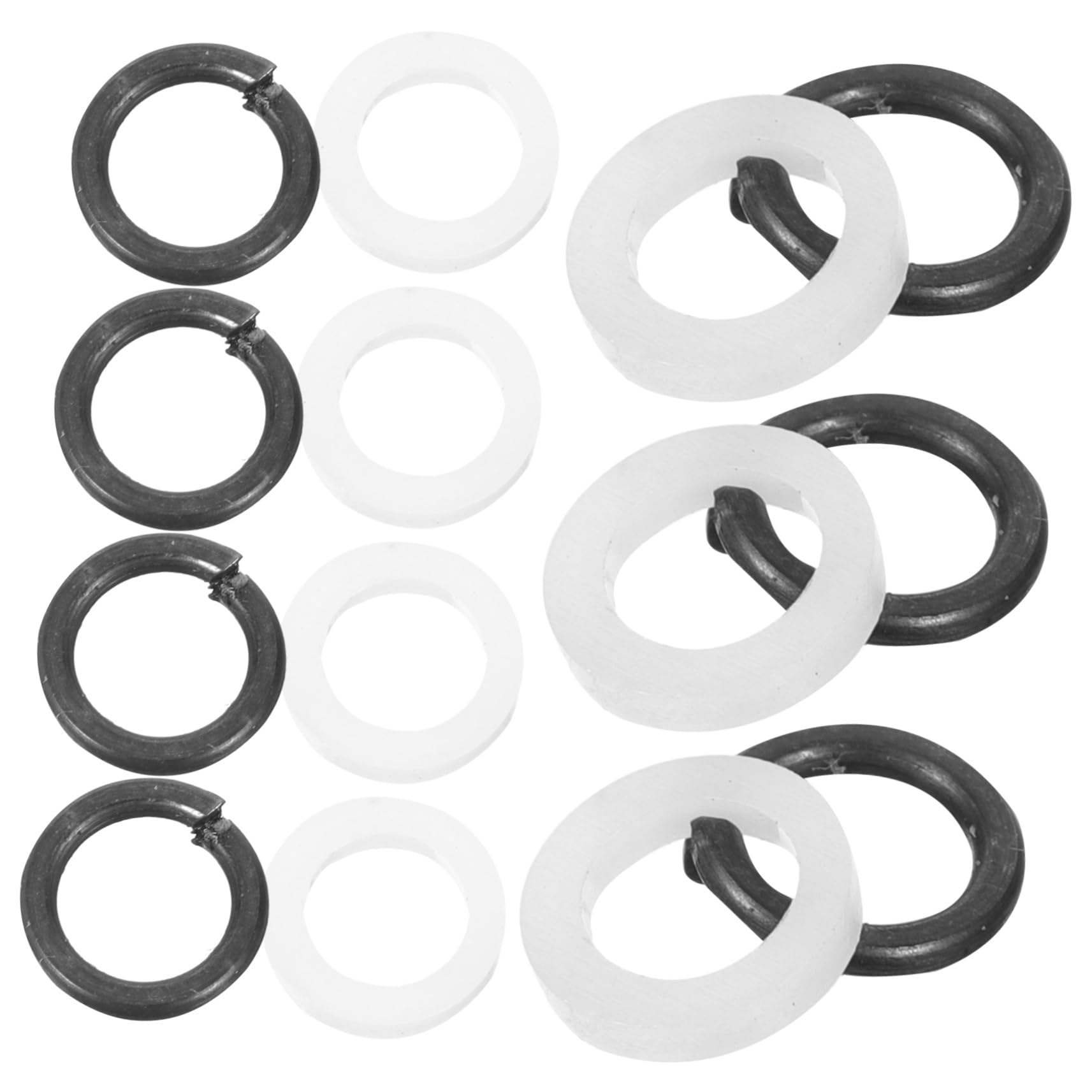 24-Piece Guitar Tuning Machine Gasket Set - Plastic Tuner Washers & Metal Peg Washers for Electric Guitar, Bass & Ukulele - Replacement Parts for Smooth Tuning & Hardware Maintenance (Perfect for DIY Repairs & Instrument Upgrades)