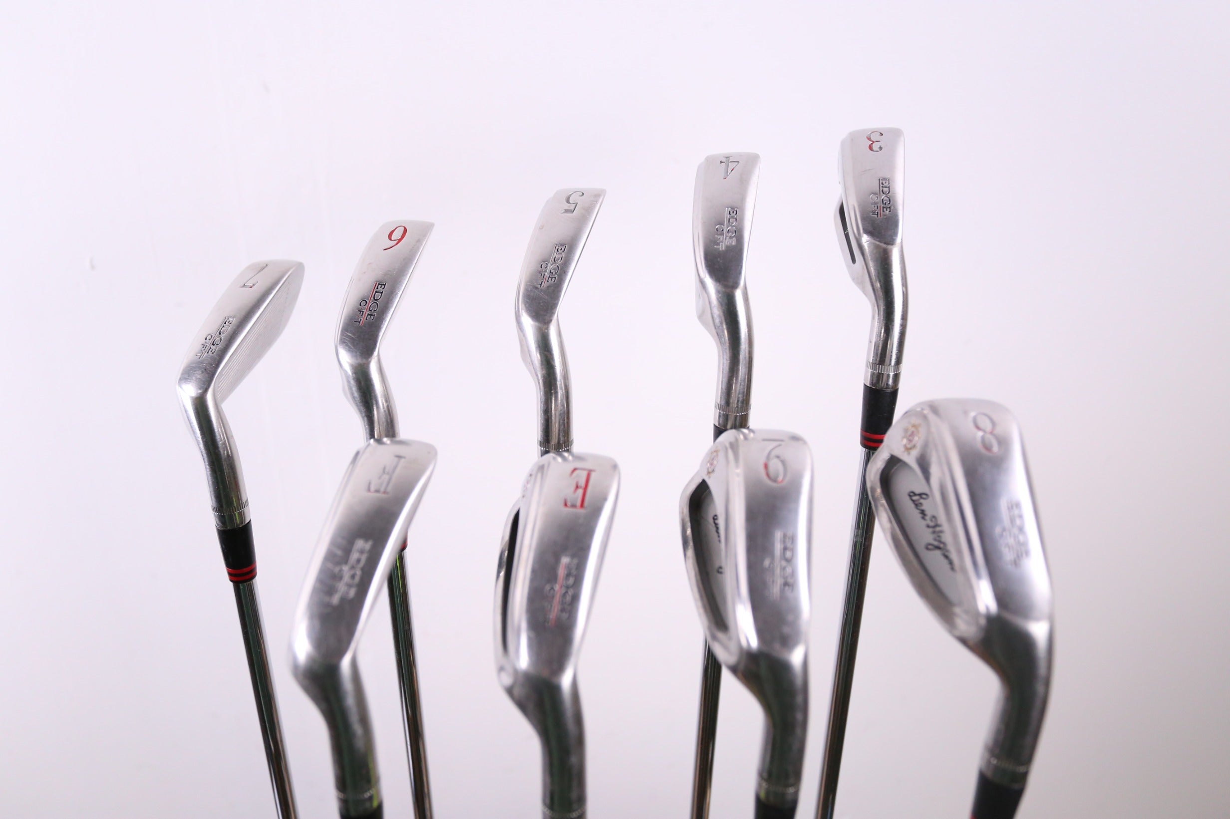 Used Ben Hogan Edge CFT Iron Set - Right Handed 3-9, EW & FW Regular Flex Golf Clubs for Men | Perfect for Mid-Handicap Players on the Course