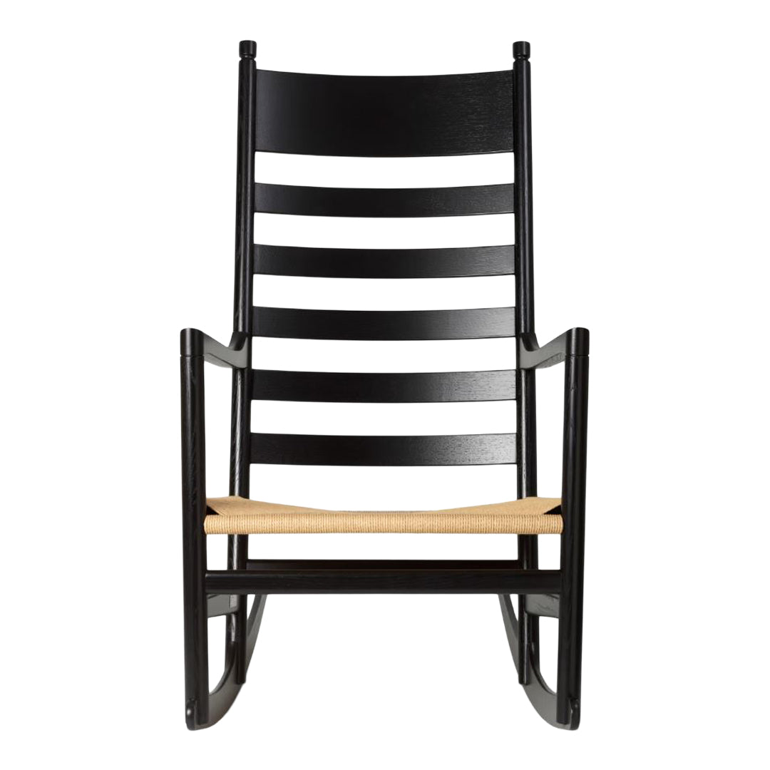 CH45 Rocking Chair - Comfortable Wooden Rocking Chair for Living Room, Nursery & Porch - Perfect for Relaxing, Nursing & Reading