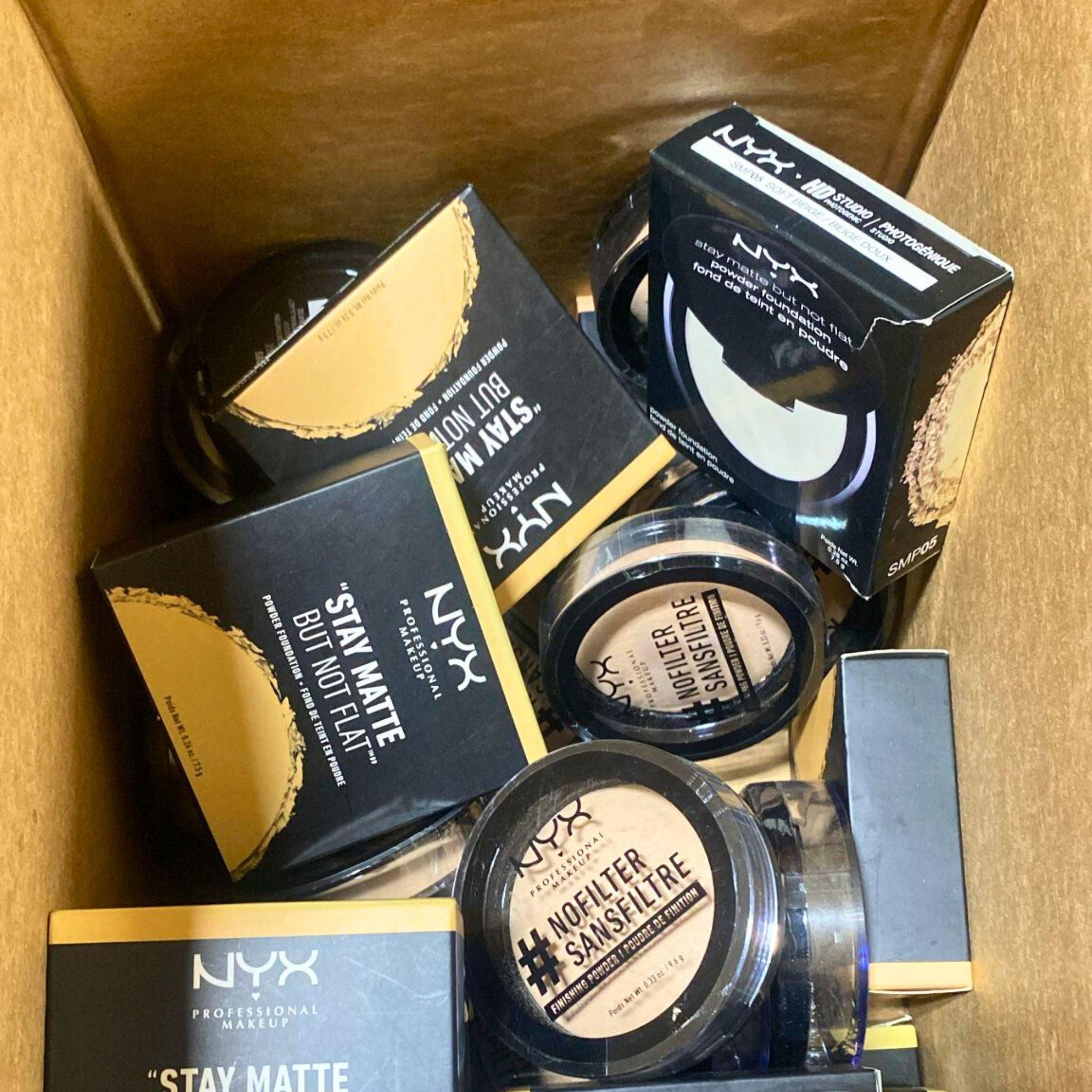 NYX Stay Matte But Not Flat Powder Foundation & NoFilter Finishing Powder - 32 Pcs Lot - Oil Control, Pore Minimizing, Flawless Matte Finish for All-Day Wear - Perfect for Daily Makeup, Photo Shoots & Special Events