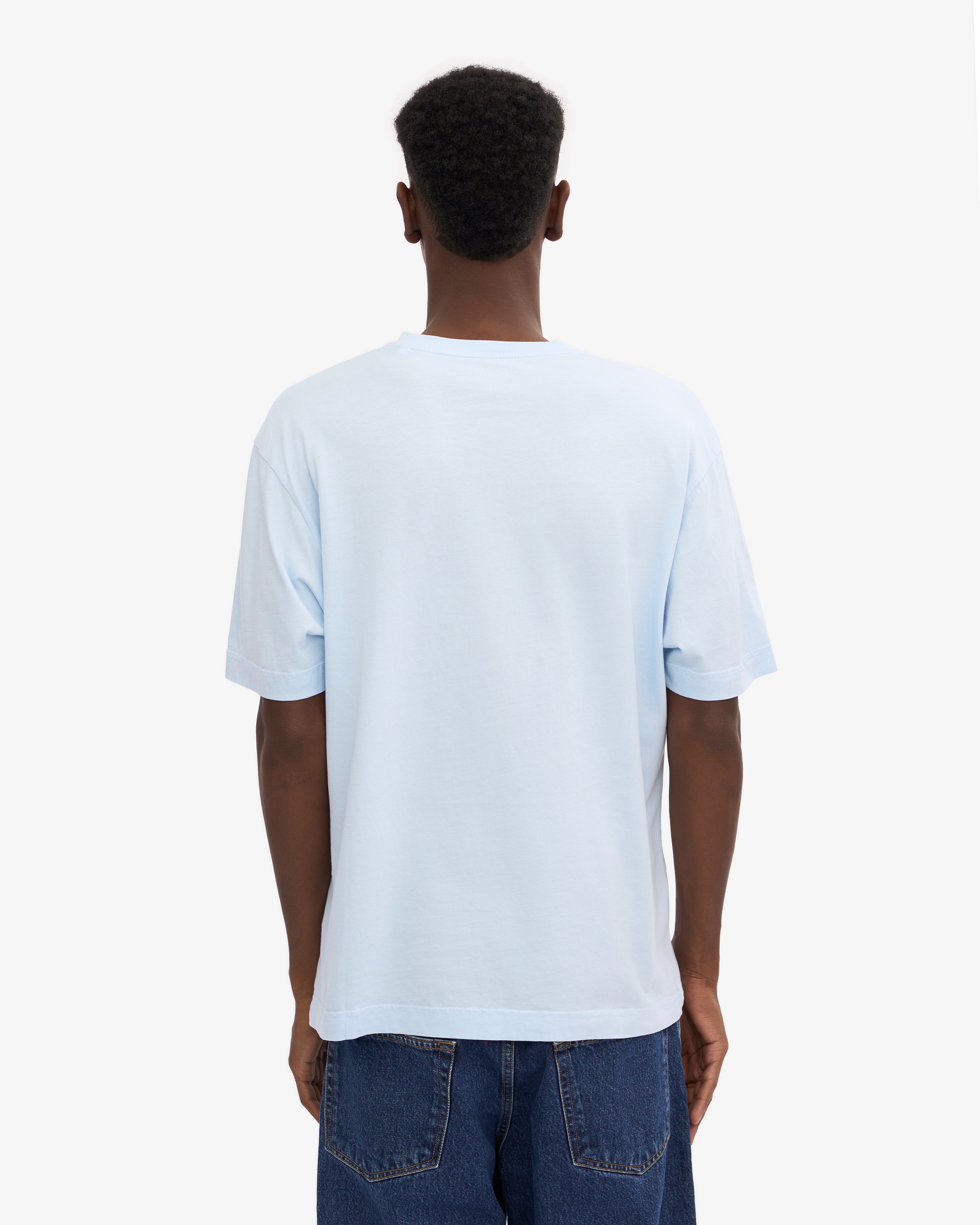 Oversized Organic Cotton T-Shirt for Women - Polar Blue - Soft & Comfortable Casual Wear for Everyday Outfits
