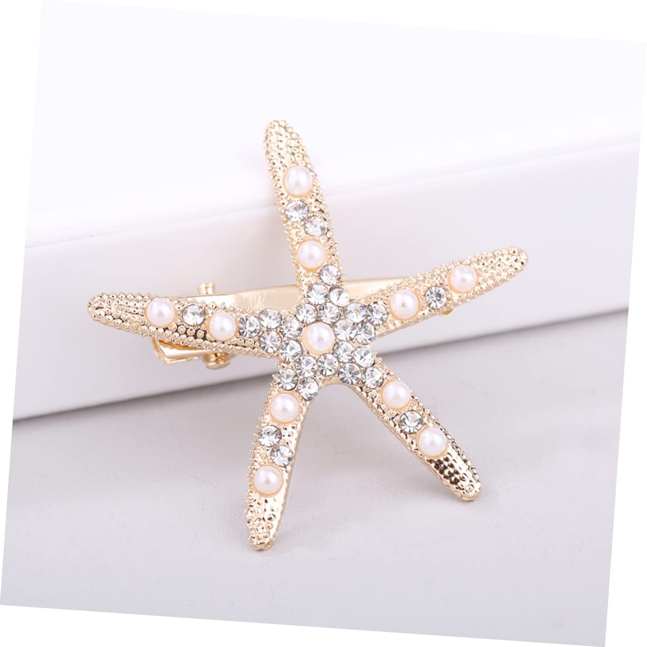 Elegant Gold Star Hair Barrettes for Bride - Mermaid Style Hair Pins