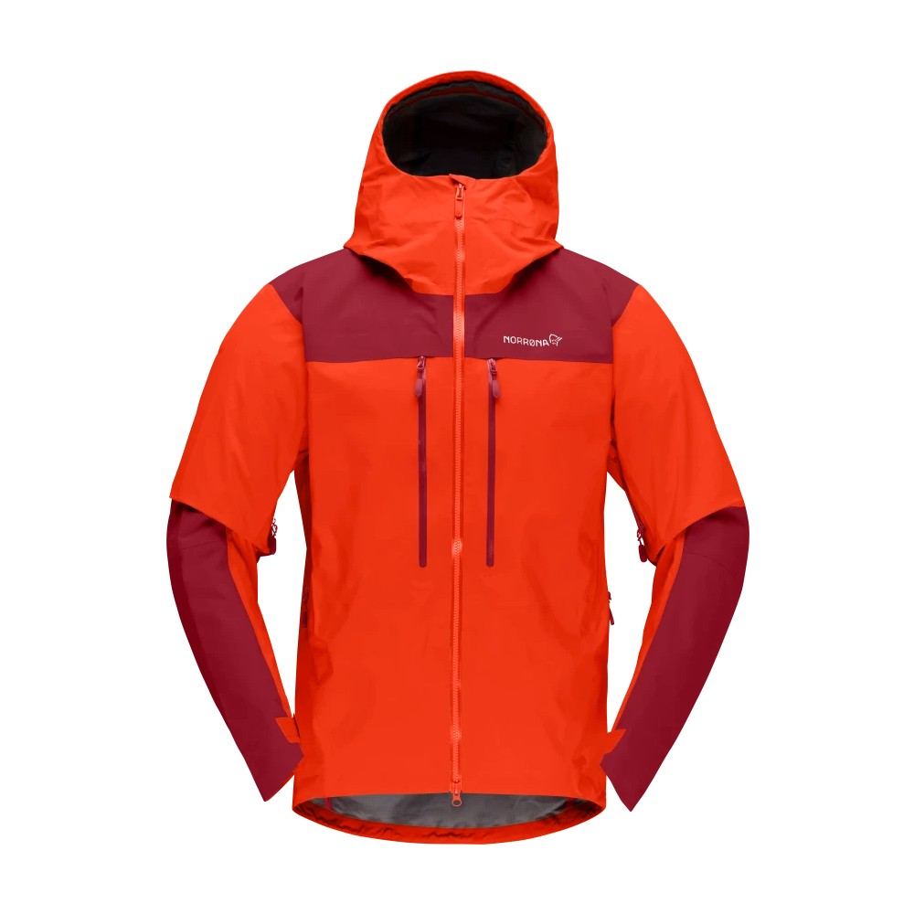 Norrona Trollveggen Gore-Tex Pro Light Jacket for Men - Waterproof & Breathable Hiking Shell - Ideal for Mountain Climbing, Backpacking & Outdoor Adventures