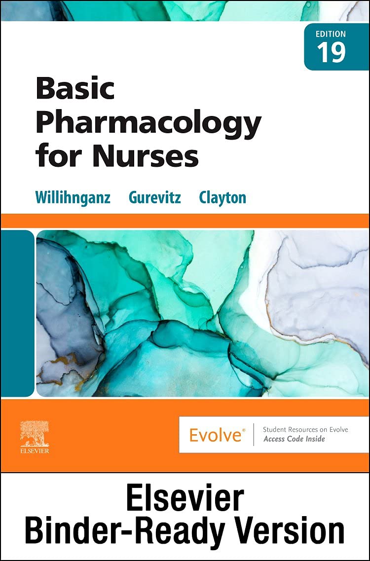 Clayton's Basic Pharmacology for Nurses - Binder Ready Textbook | Essential Nursing Pharmacology Guide for Students & Professionals | Perfect for Classroom Study & Clinical Reference