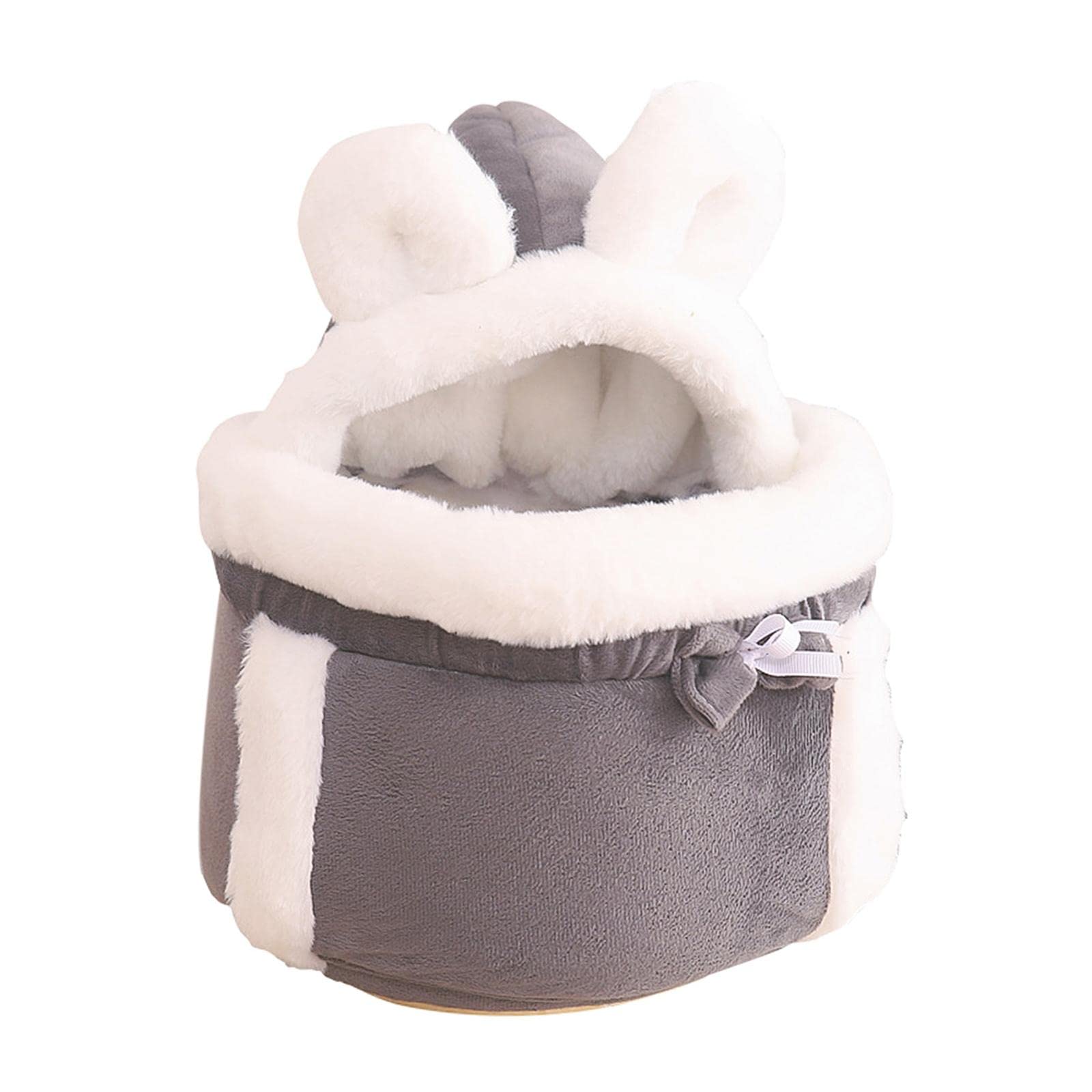 LYLA Medium Cat Carrier - Warm Flannel Pet Tote for Travel & Vet Visits