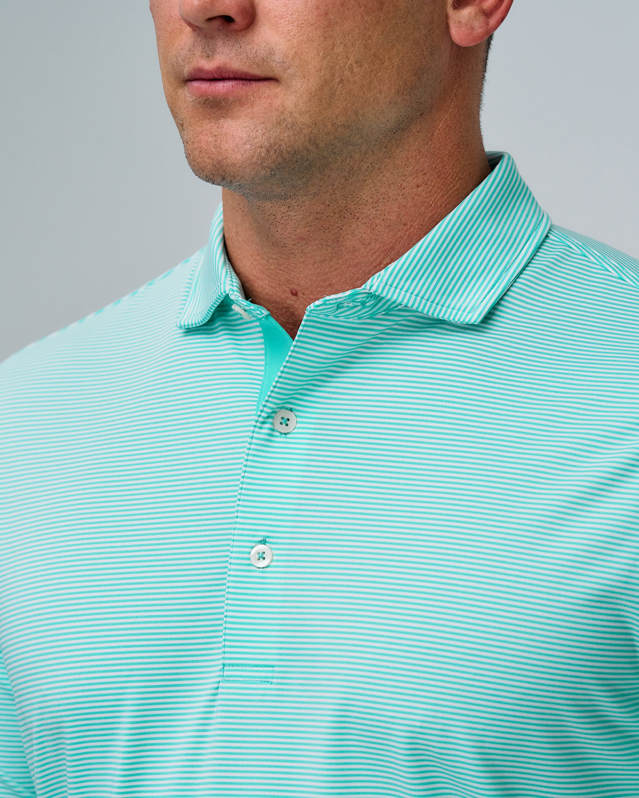 Bryant Stripe Polo Shirt for Men - Classic Cotton Casual Wear for Office, Golf & Outdoor Activities