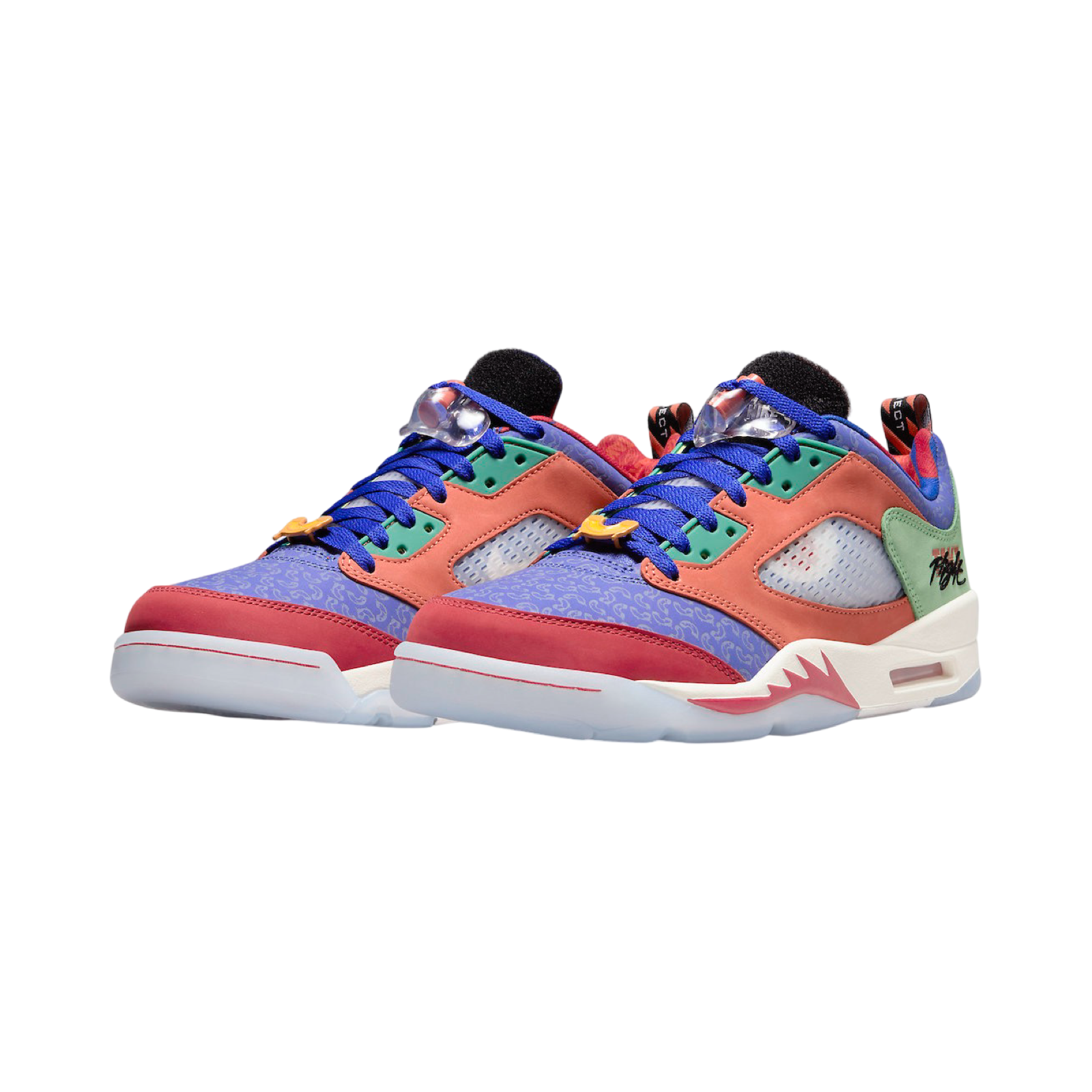 Air Jordan 5 Retro Low Doernbecher Michael Hyper Royal Orange Sneakers - Limited Edition Basketball Shoes for Men - Perfect for Streetwear & Sneaker Collectors