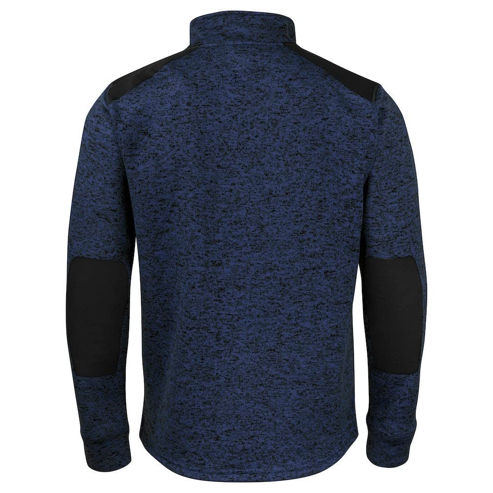 Men's Heathered Fleece Jacket - Medium, Red | Warm Winter Outerwear for Hiking, Camping & Casual Wear