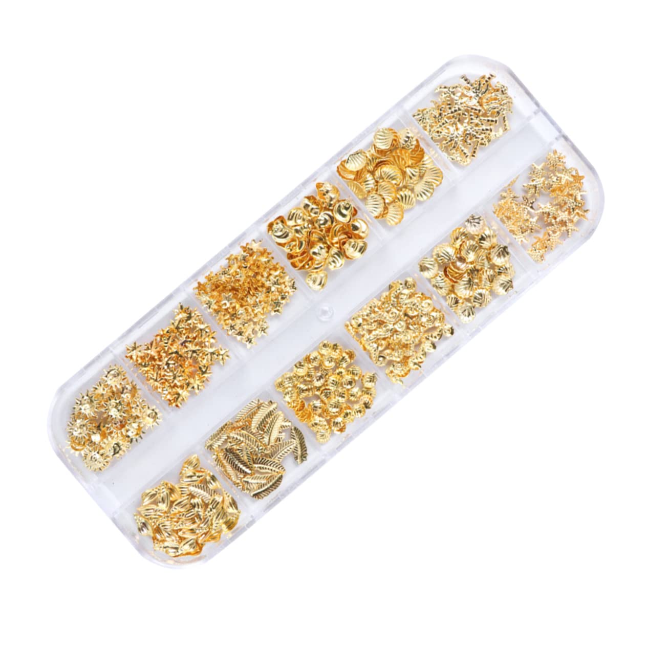 3D Rhinestone Nail Art Stickers - Gold Snowflake Nail Jewelry Decorations for Christmas, DIY Nail Charms & Alloy Nail Accessories | Perfect for Holiday Parties, Festive Nail Designs, and Gift Giving