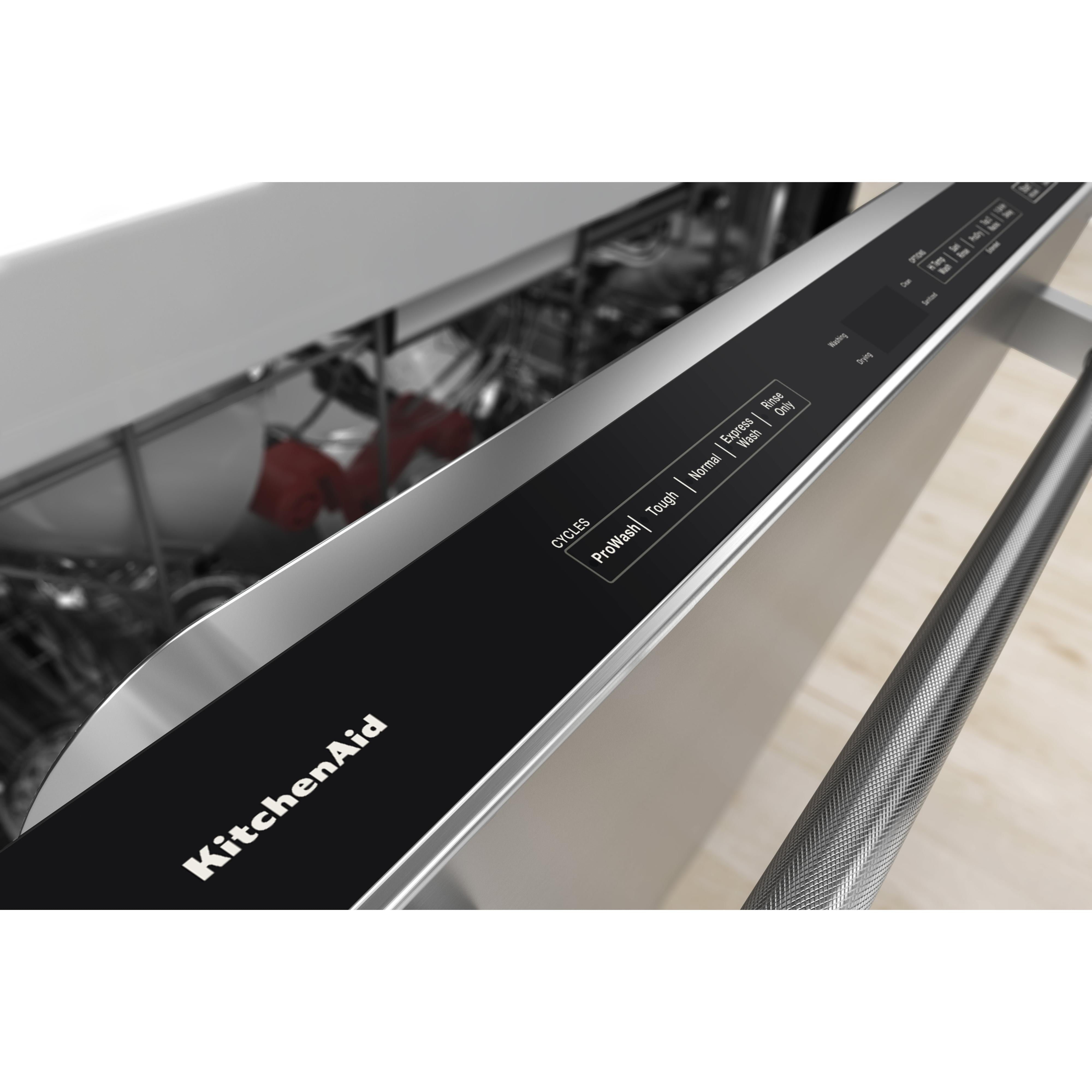 KitchenAid 24 Inch Built-In Dishwasher with Third Rack FreeFlex™ - KDTM704KPS - Perfect for Large Families and Entertaining Guests