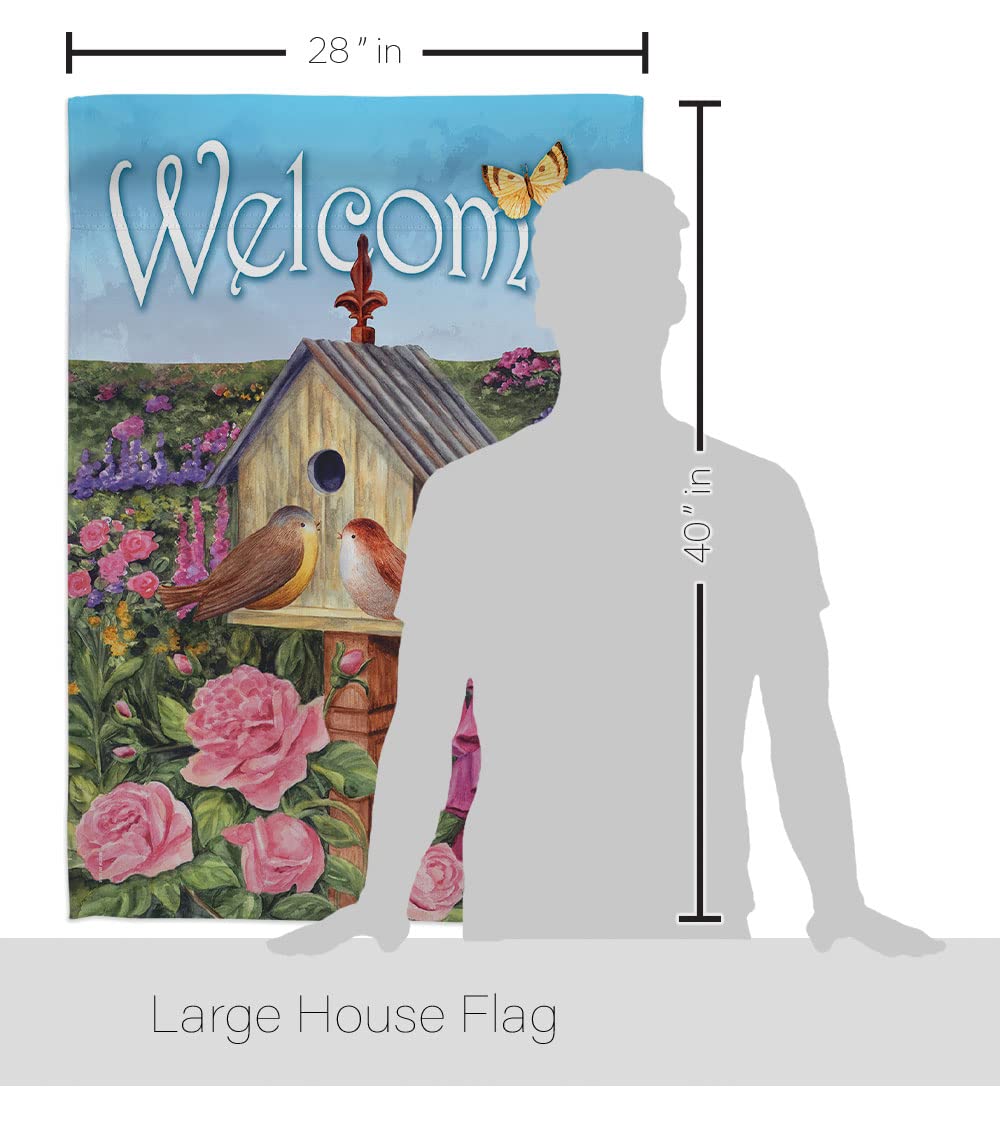 Welcome Bird Home Flag Set - 28