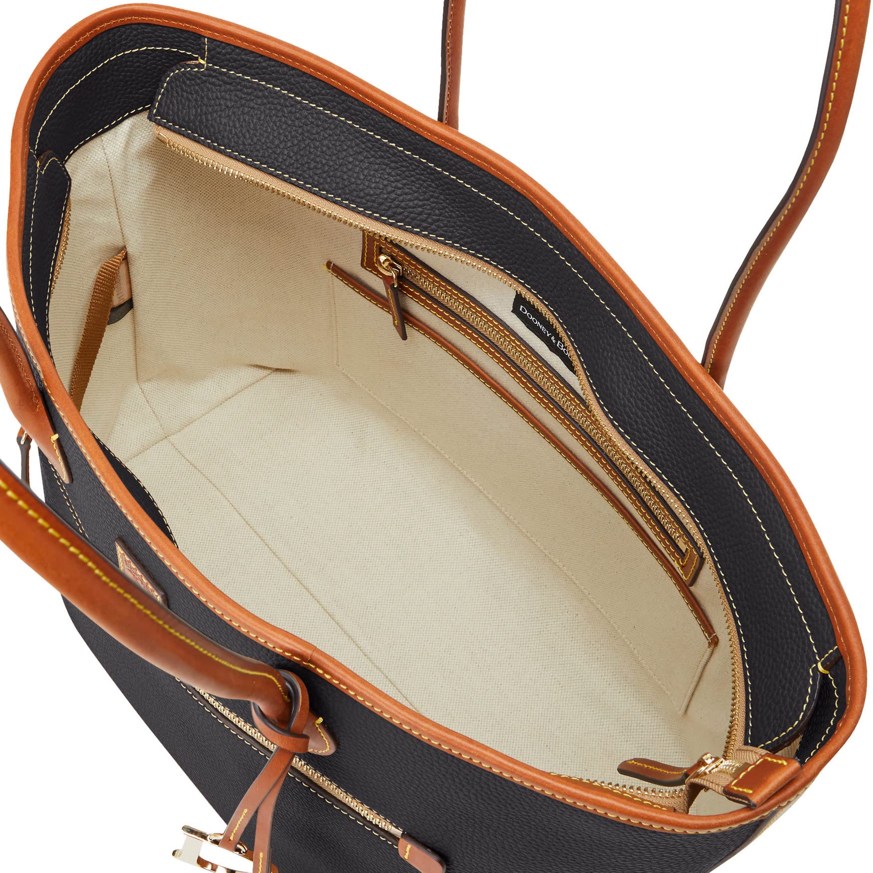 Dooney & Bourke Pebble Grain Leather Large Tote Bag for Women - Stylish Work Purse, Spacious Office Handbag & Everyday Carryall for Professionals