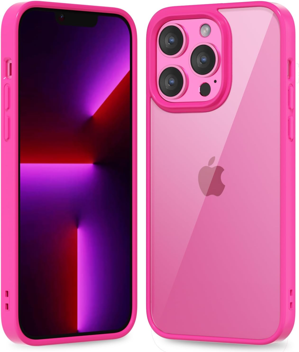 iPhone 16 Pro Case - Clear Hybrid Hard Shell with Soft Silicone Bumper | Non-Yellowing Acrylic | Lightweight Protective Cover for Everyday Use & Drop Protection