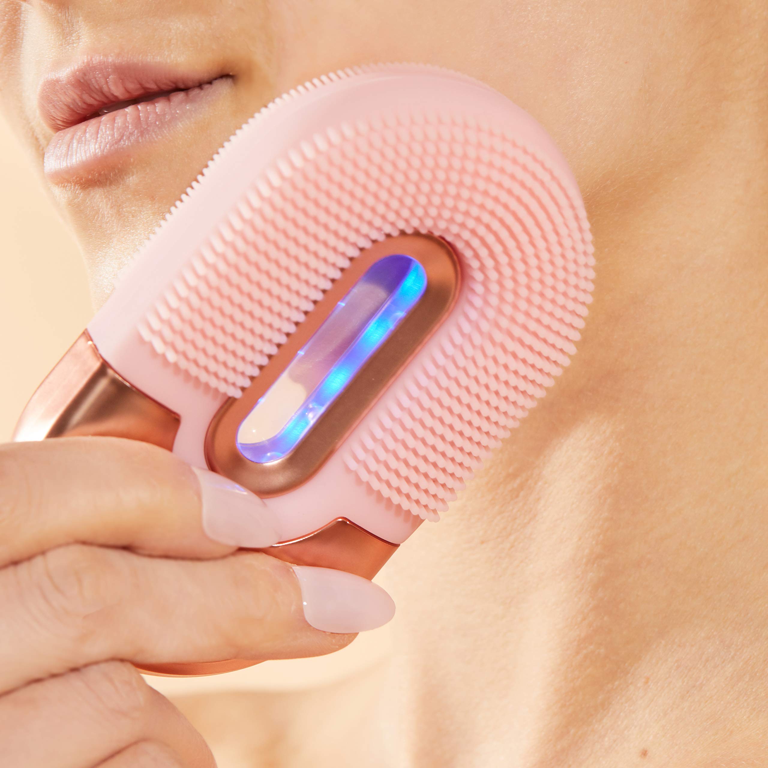 Skin Gym Silicone Facial Cleansing Brush - Exfoliator & Massager for Anti-Aging Skin Care | Spa & Daily Use