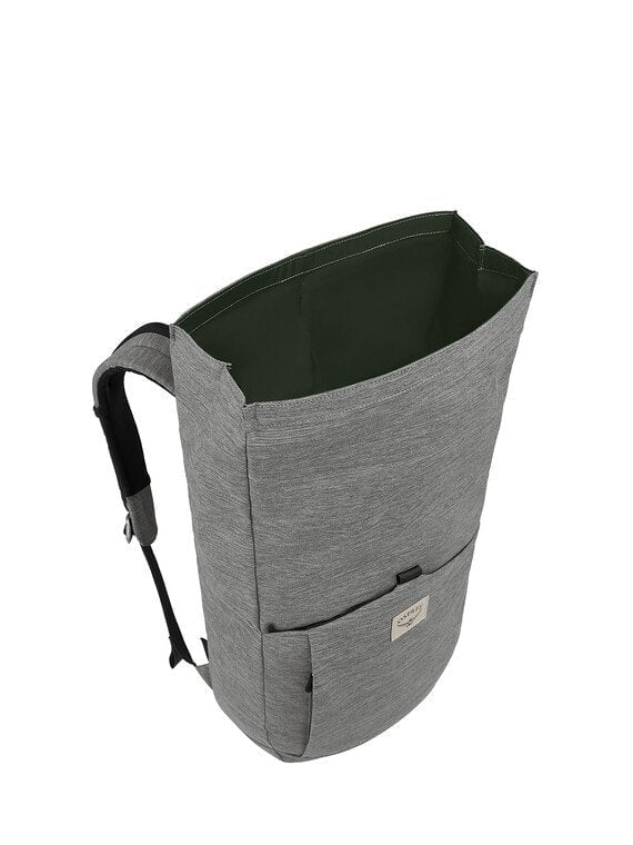 Osprey Arcane Roll Top Backpack - Medium Grey Heather | Waterproof Travel Backpack for Hiking, Commuting & Outdoor Adventures