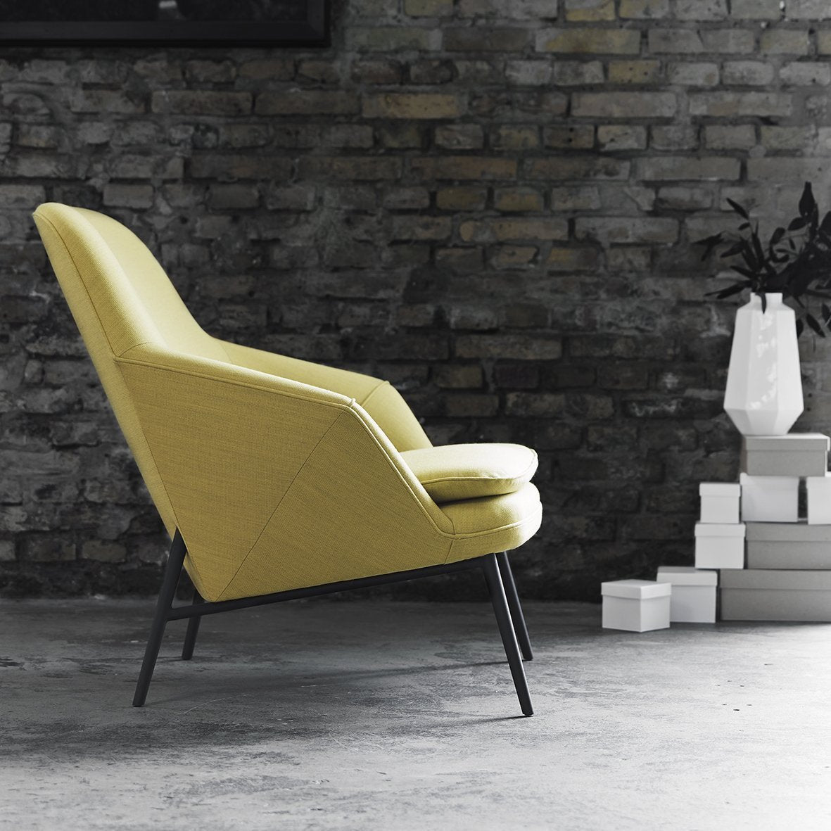 365 North Hug Chair by Wendelbo - Modern Lounge Chair for Living Room, Bedroom, or Office - Comfortable & Stylish Scandinavian Design for Relaxing and Reading