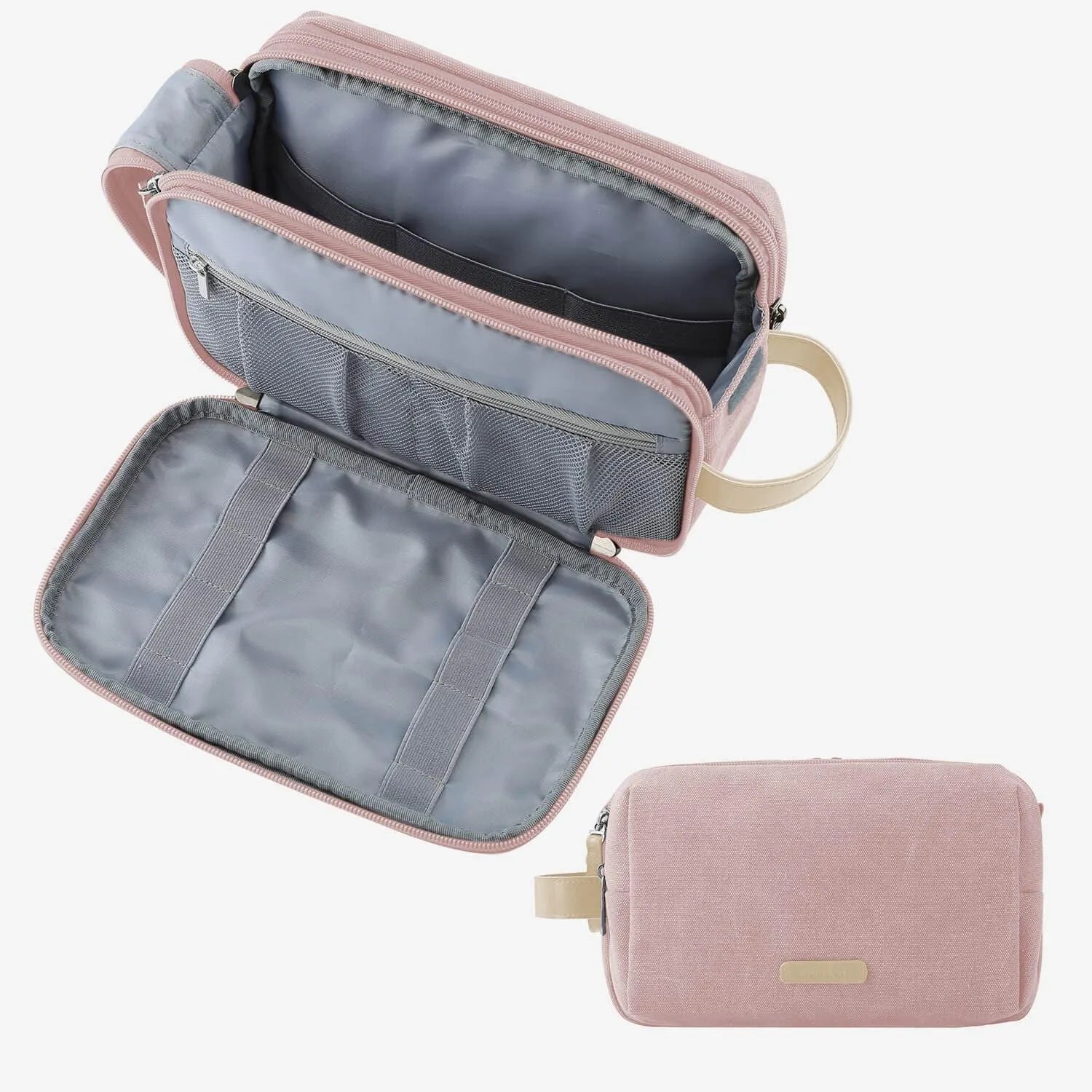 Premium Travel Toiletry Bag for Men & Women - Waterproof Hanging Cosmetic Organizer with Multiple Pockets - Perfect for Camping, Gym, Business Trips & Air Travel