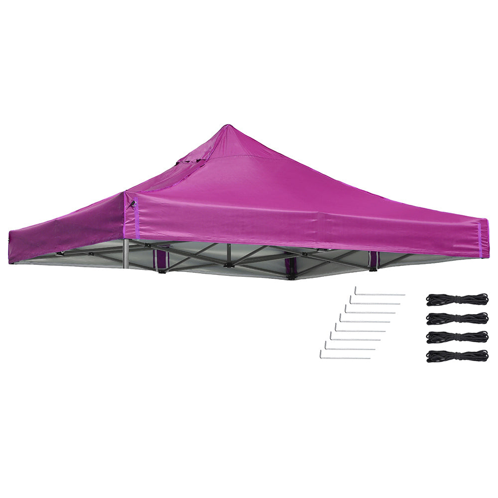 InstaHibit 10'x10' Pop Up Canopy Replacement Top with Ventilation - Fits 9'7