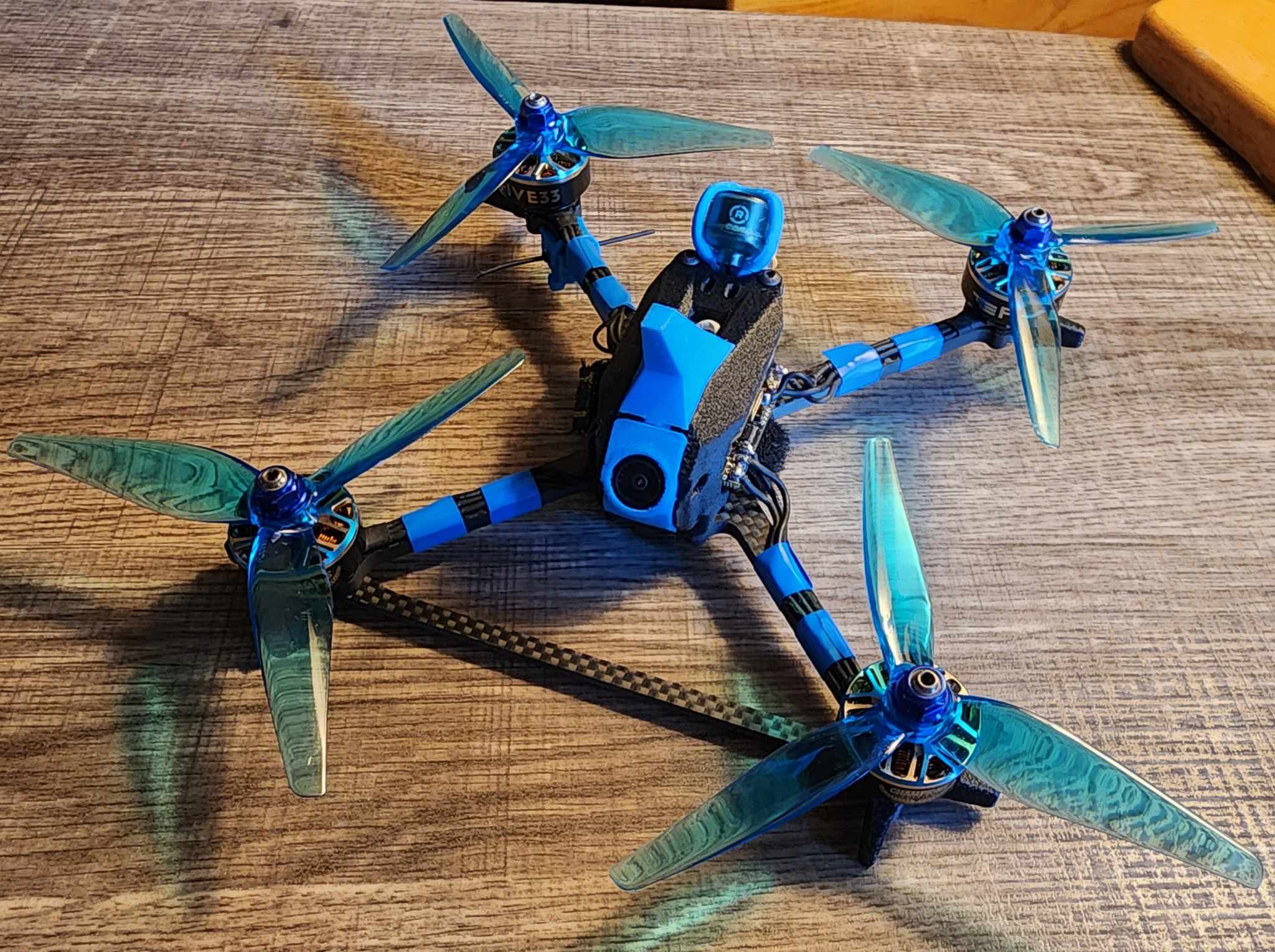 **DinDrones OZR 5X 5 Racing Drone Frame Kit – Lightweight Carbon Fiber FPV Quadcopter Frame for High-Speed Racing | Perfect for FPV Drone Racing, Freestyle Flying & DIY Builds**