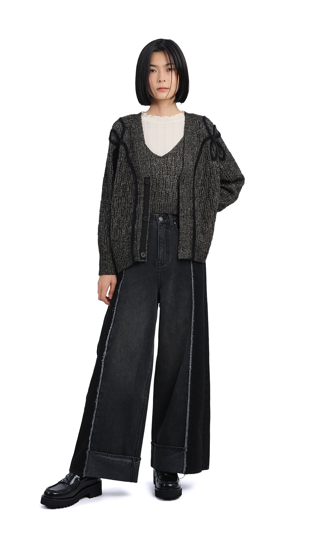 Soft & Cozy Textured Cardigan for Women - Lightweight Knit Sweater for Fall & Winter - Perfect for Layering, Office Wear & Casual Outfits