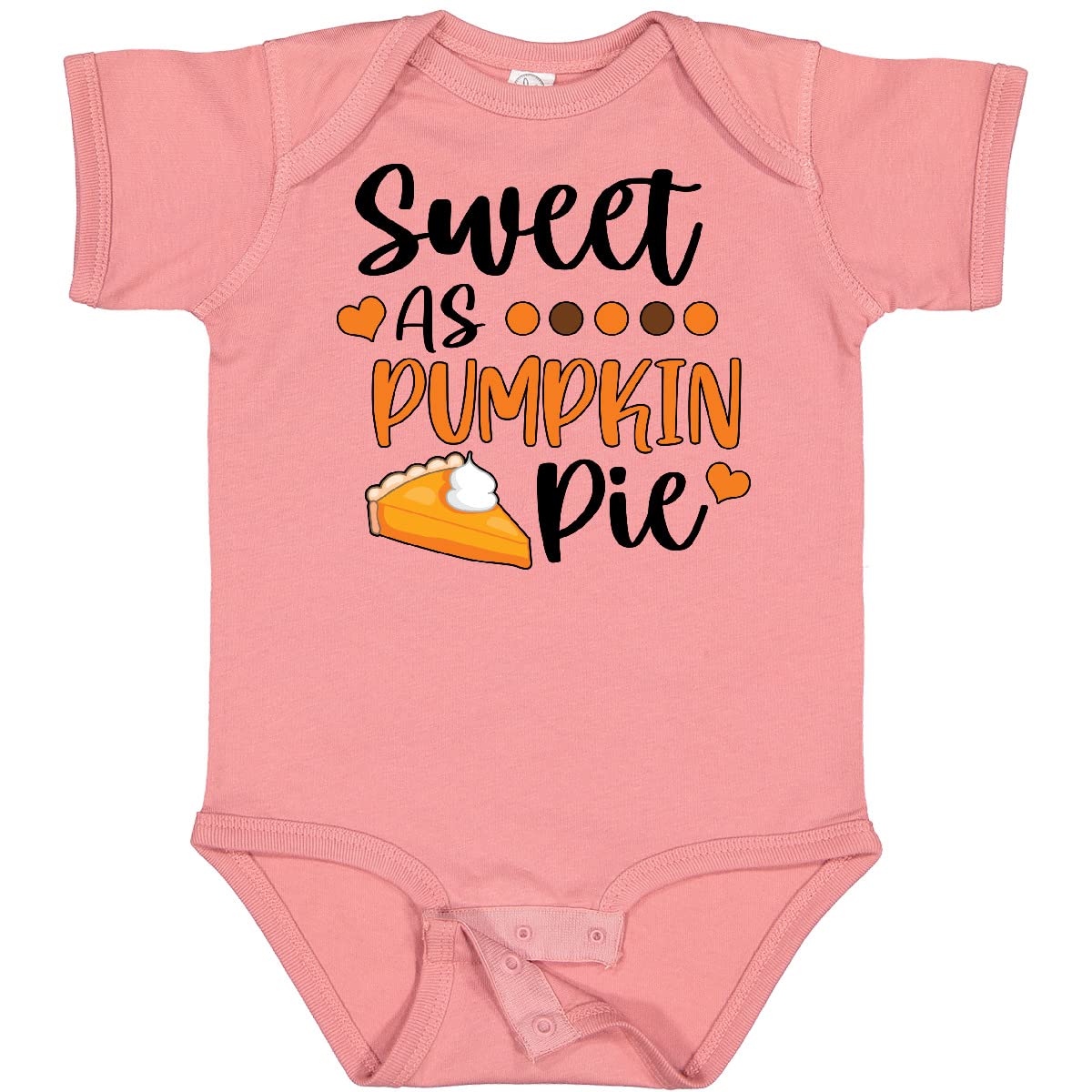 Inktastic Thanksgiving Sweet As Pumpkin Pie Baby Bodysuit - Cute Holiday Outfit for Infants & Toddlers - Perfect for Family Gatherings, Photo Shoots & Fall Festivals