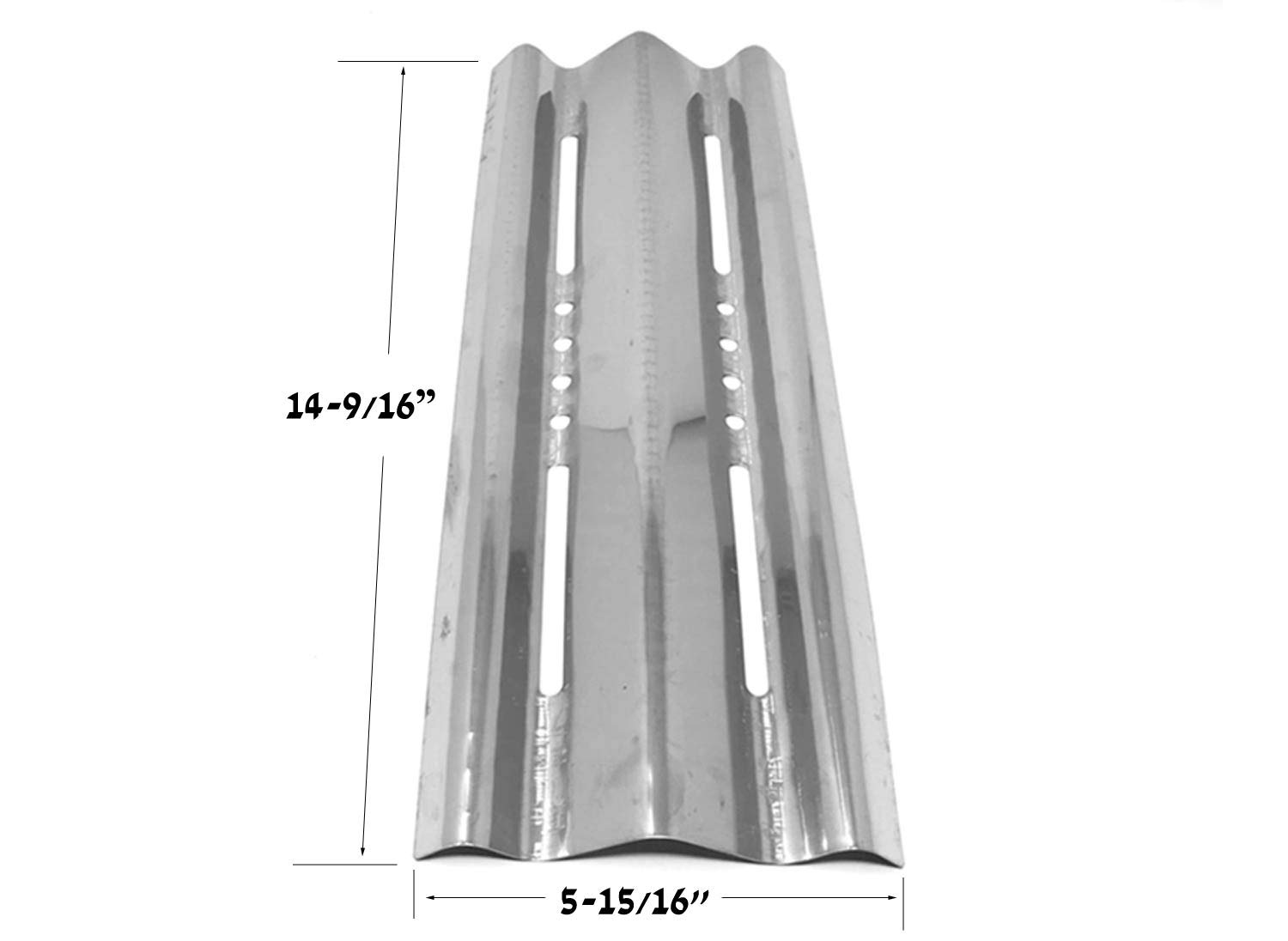 Napoleon 495SB Gas Grill Replacement Stainless Steel Heat Plate - Durable Burner Cover for Even Cooking | Perfect for Backyard BBQs, Outdoor Grilling & Patio Parties