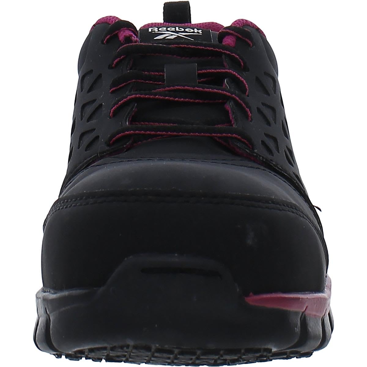 Reebok Women's Sublite Cushion Safety Toe Athletic Work Shoes - Lightweight Industrial & Construction Shoes for Women - Perfect for Warehouse, Factory, and Outdoor Work Environments
