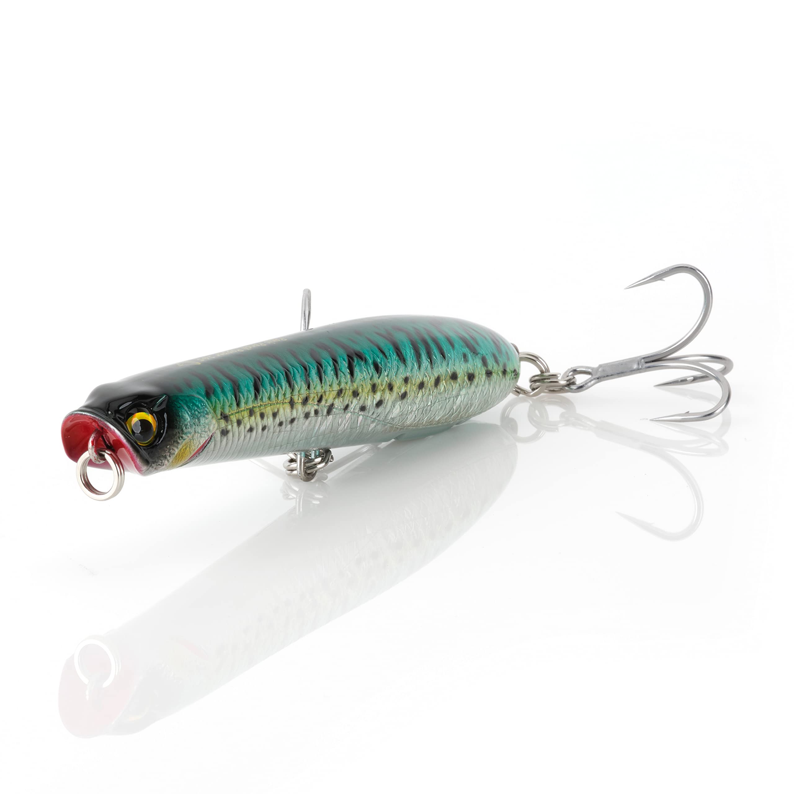 Savage Gear Panic Pencil Popper Fishing Lure - Topwater Saltwater Bass Fishing Bait for Surf, Pier and Kayak Angling