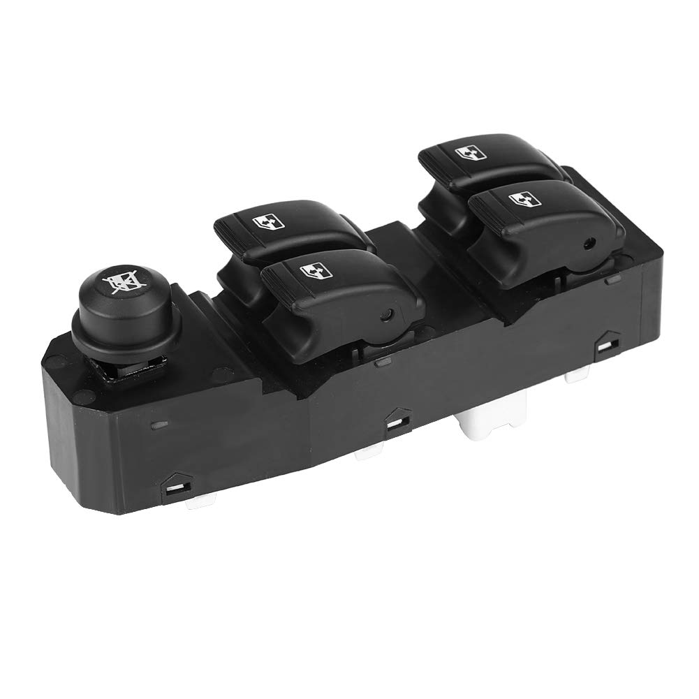 Aveo Power Window Master Control Switch - Left Hand Driver Side Replacement for Chevy Aveo 202005158 - Durable & Easy Installation for Smooth Window Operation (Ideal for Daily Commute & Road Trips)