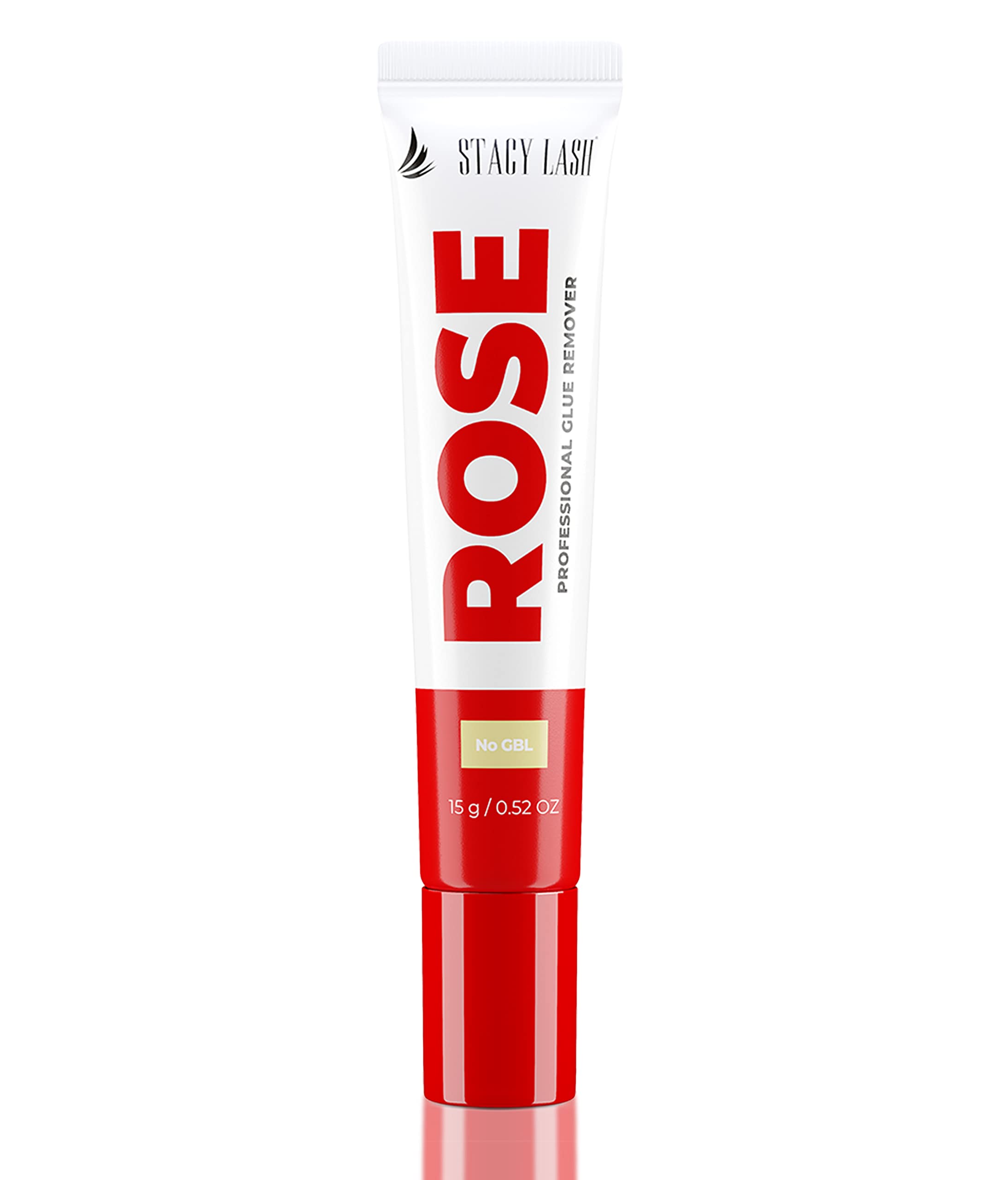 Stacy Lash Rose Eyelash Extension Glue Remover Cream - 15g GBL-Free, Fast Dissolving (60 Sec), Mild Formula with Pleasant Fragrance - Perfect for Salon & Home Lash Removal