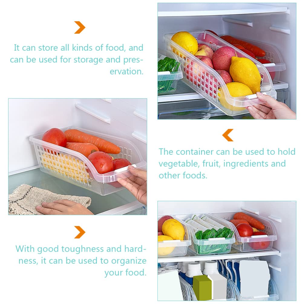 2-Pack Milk Food Storage Containers - Refrigerator Organizer Box for Eggs, Fruits & Vegetables - BPA-Free Freezer Storage Case with Lid - Perfect for Kitchen, Pantry & Fridge Organization