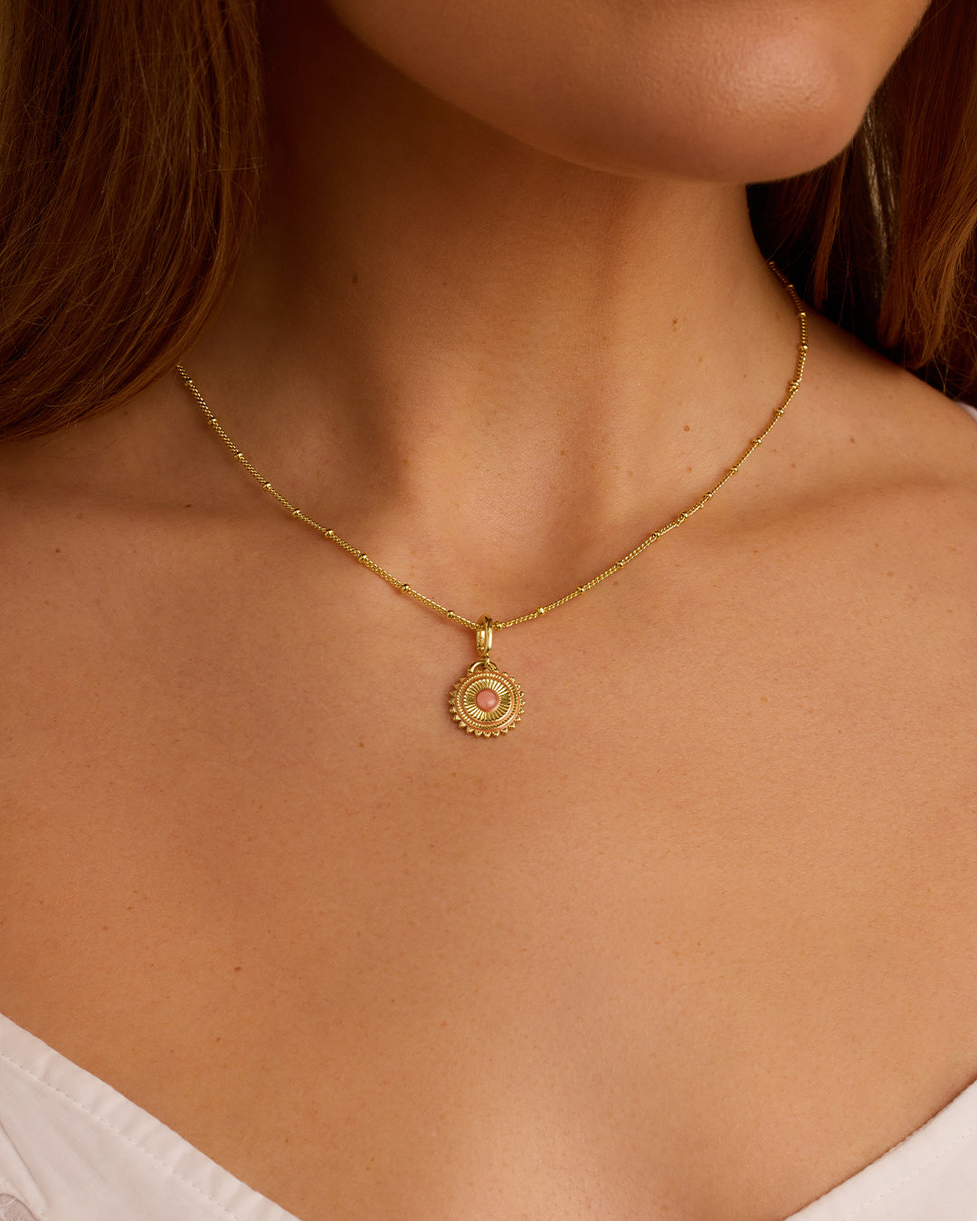 Sunstone Sun Parker Charm - Natural Gemstone Jewelry for Women, Boho Style Pendant Necklace - Perfect for Yoga, Meditation & Spiritual Healing