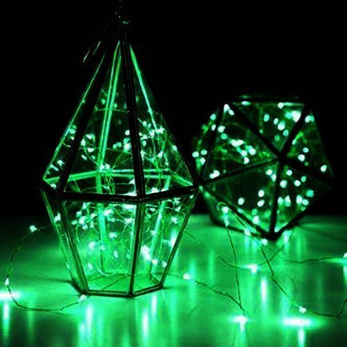 200 LED Starry String Lights 66ft - Dimmable Fairy Lights with Remote Control, Waterproof Copper Wire for Indoor & Outdoor Decor - Perfect for Bedroom, Patio, Garden, Wedding, Party (Green)