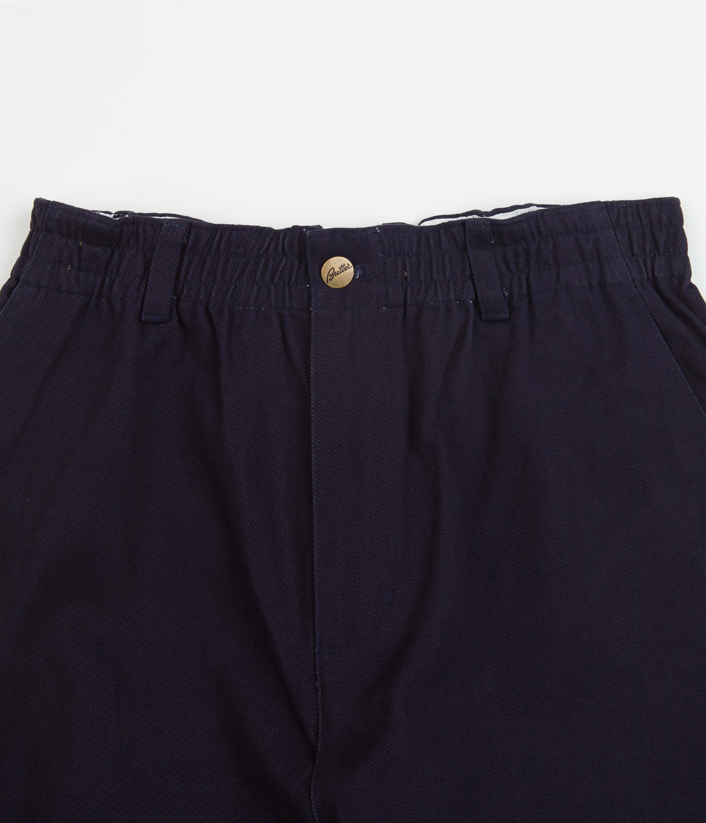 Butter Goods Wide Leg Pants for Women - Comfortable High Waisted Loose Fit Trousers in Navy Blue | Perfect for Casual Wear, Office Outfits & Street Style Fashion