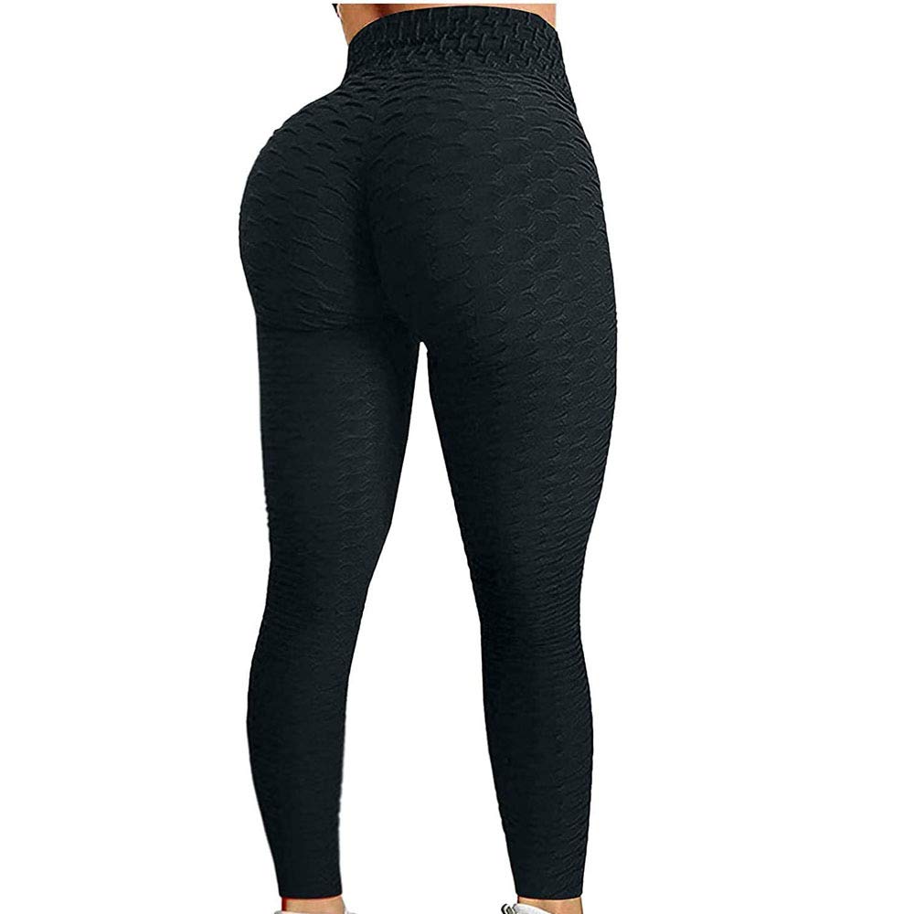CHSSIH High Waist Yoga Pants for Women - Butt Lifting Tummy Control Workout Leggings, Anti-Cellulite Tight Fitness Leggings | Perfect for Yoga, Gym & Everyday Wear
