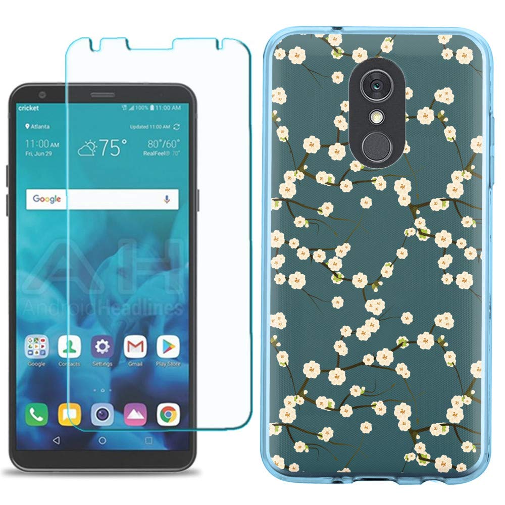 Slim TPU Case for LG Stylo 5 with Screen Protector - Blossom Green | Durable Protection for Everyday Use