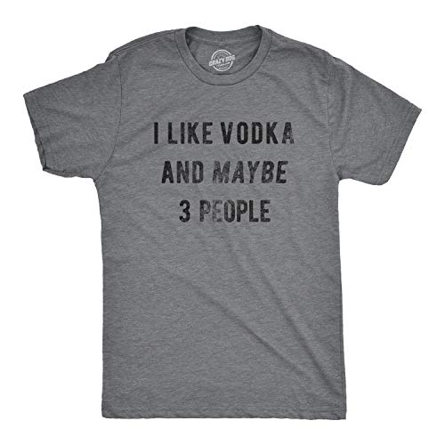 Dark Heather Grey - Vodka and 3 People