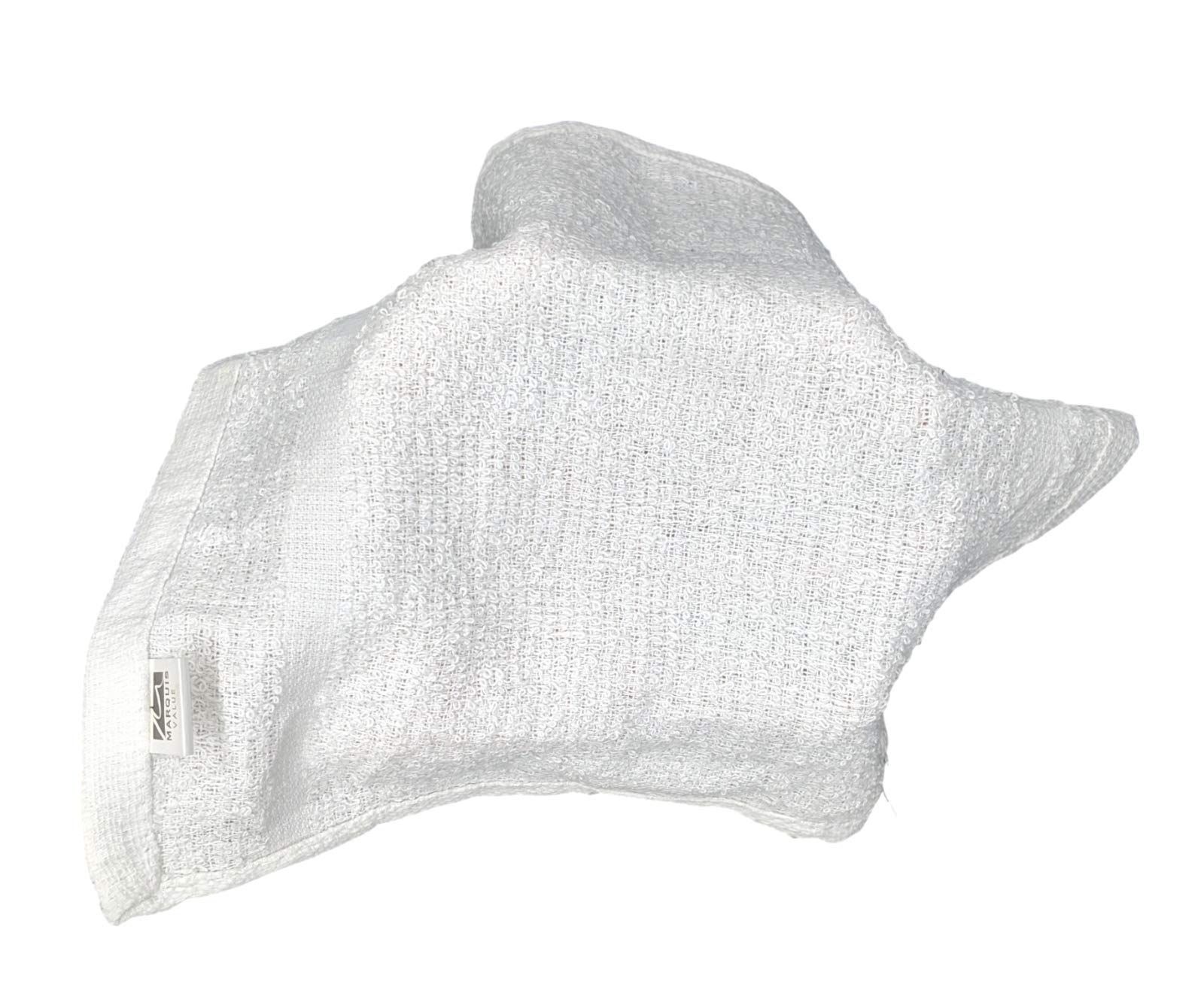 600 Pack - 12x12 Inch White Cotton Cleaning Rags - Reusable Lightweight Thin Cloth for Wood Staining, Painting, Crafts, Garage & Auto Detailing - Multipurpose Shop Towels (3/4 Lb per Dozen) - Perfect for DIY Projects, Home Cleaning & Workshop Use