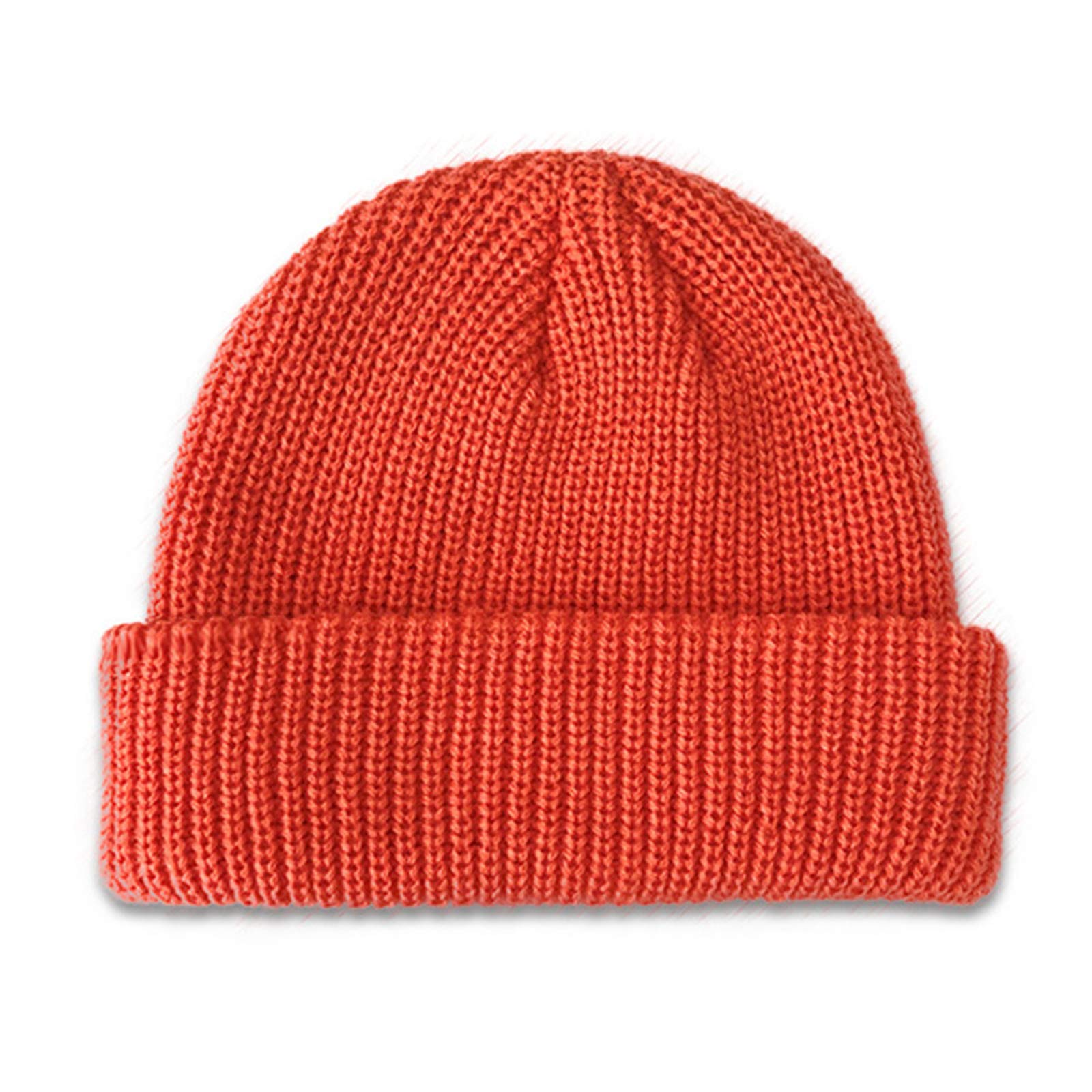 Chunky Knit Beanie Hat for Women & Men - Soft Winter Skull Cap in Red - Perfect for Cold Weather, Outdoor Activities & Casual Wear