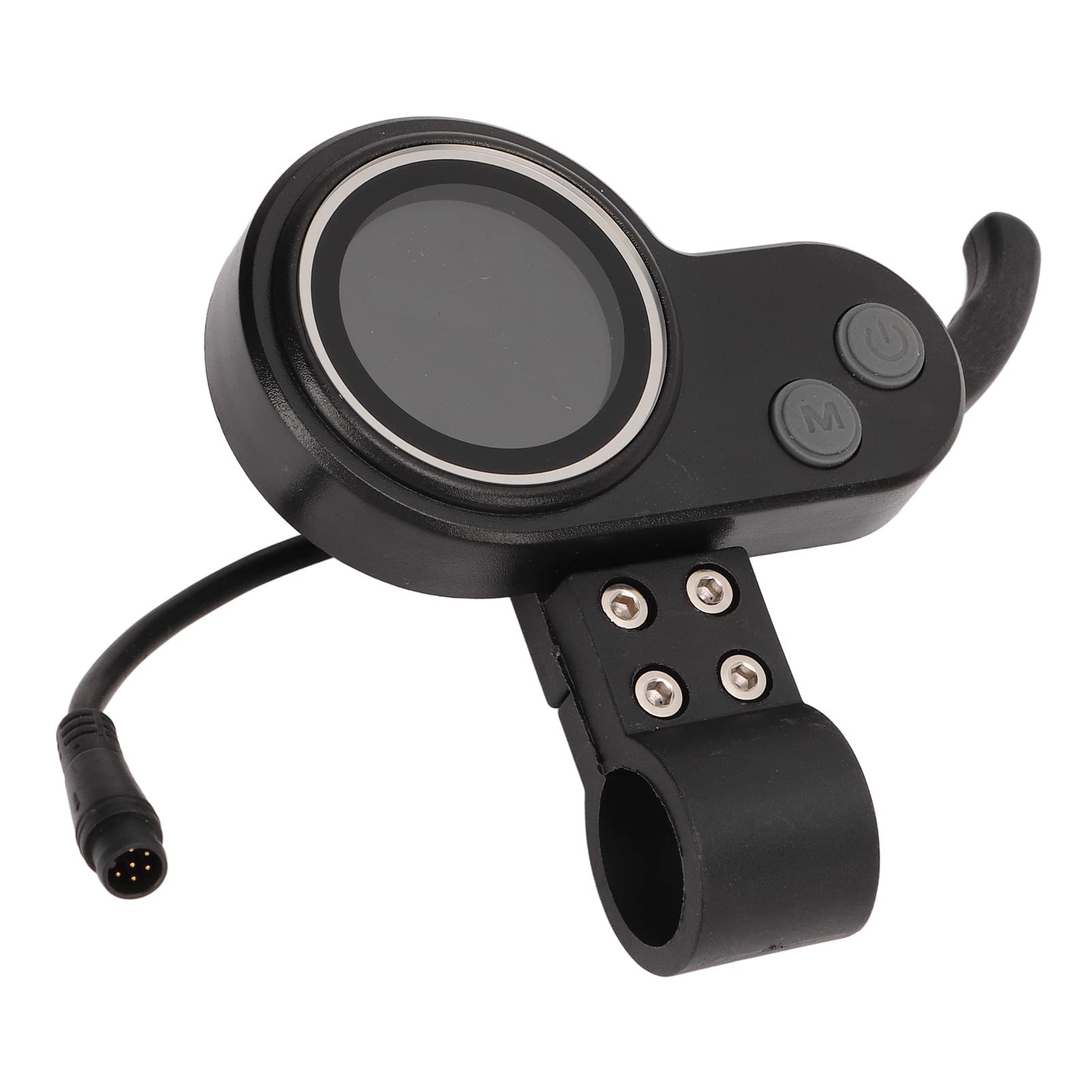 Electric Scooter LCD Display Meter with Finger Throttle - 2-in-1 E-Bike Speedometer & Battery Indicator for Commuting & Urban Travel