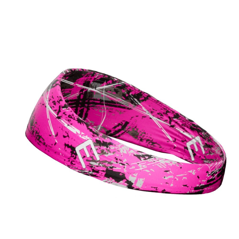 Wicked Pink Headband for Women - Soft Stretchy Workout Headband for Running, Yoga, and Fitness - Non-Slip Hair Accessory for Sports & Daily Wear