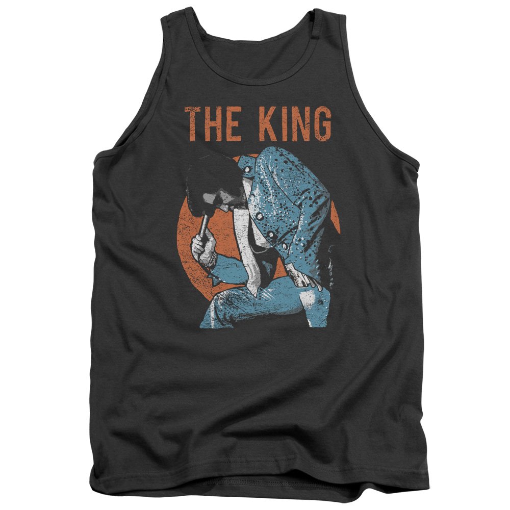 Elvis Presley Men's Mic in Hand Tank Top - Vintage Rock Music T-Shirt for Concerts & Casual Wear